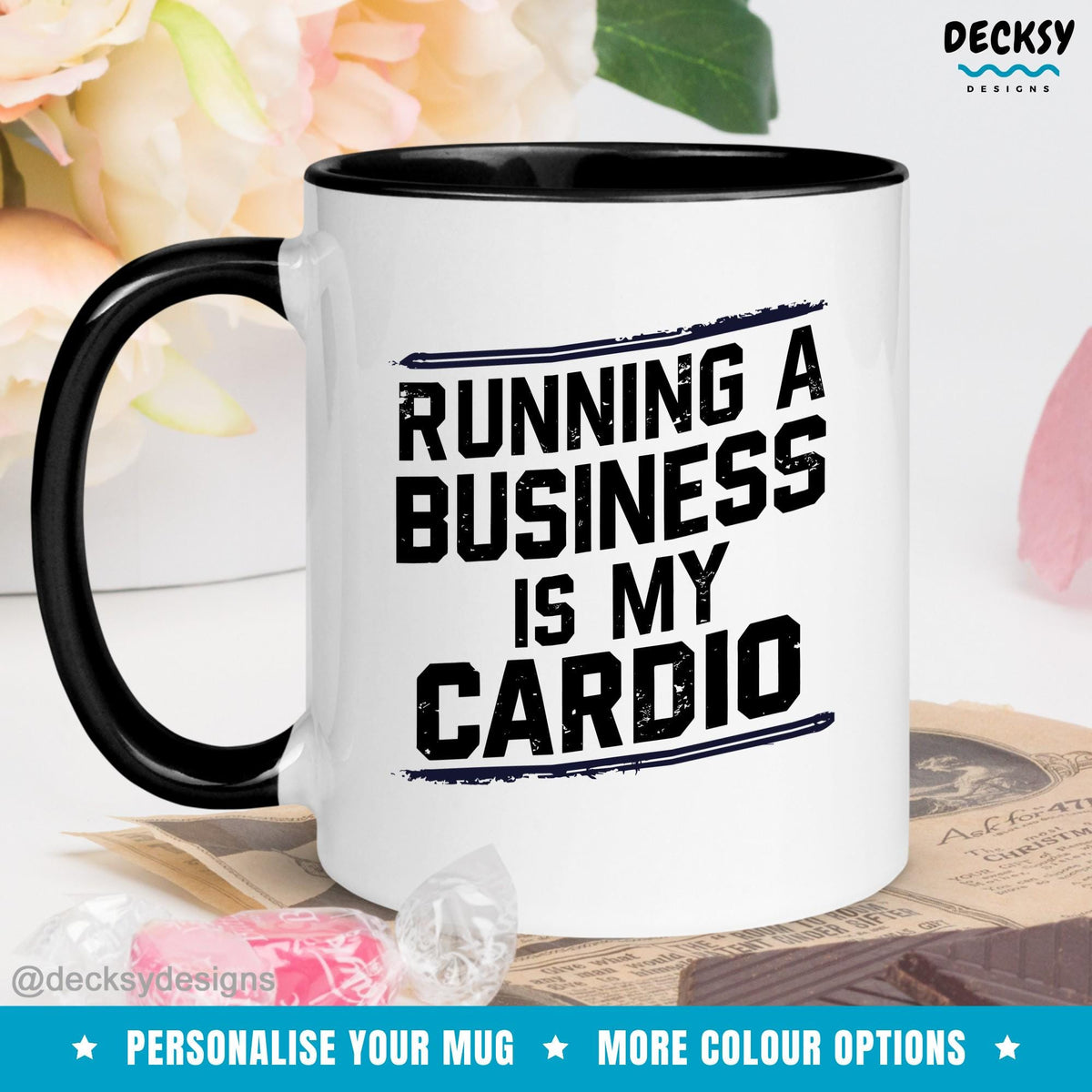 Small Business Owner Gift, Custom Entrepreneur Coffee Mug, Mompreneur Mug, Business Owner Gift, Girl Boss Gift For Wife Investor Real Estate Mugs by DecksyDesigns
