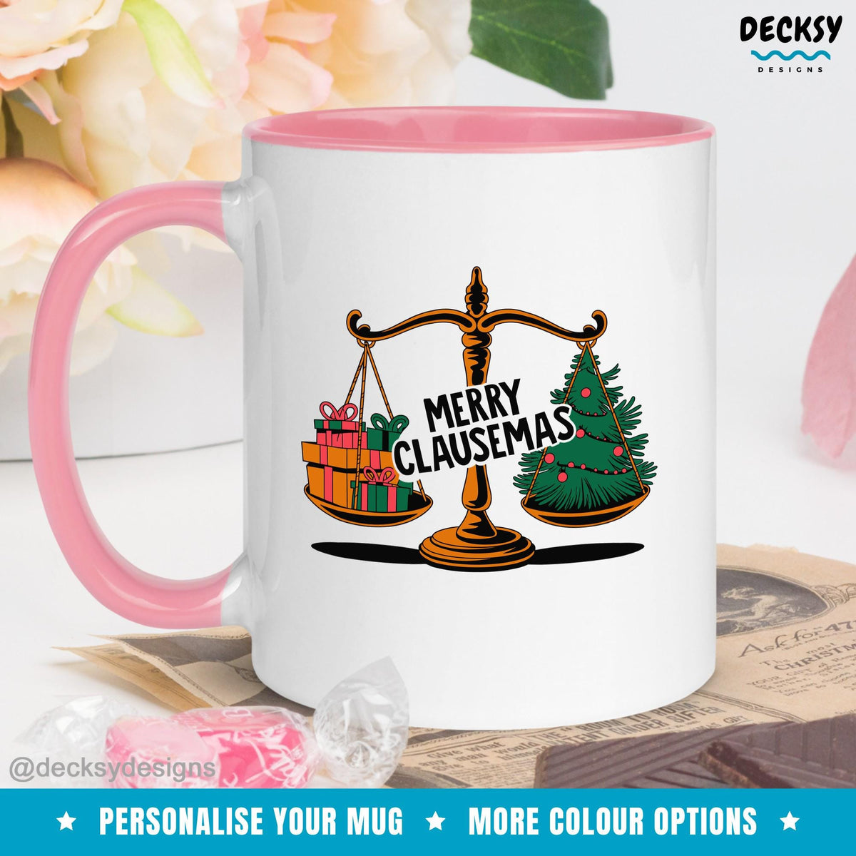 Lawyer Christmas Mug, Lawyer Gift Idea, Law Student Gift, Judge Xmas Gift, Funny Attorney Coffee Mug, Lawyer Graduation, Future Lawyer Gift Mugs by DecksyDesigns