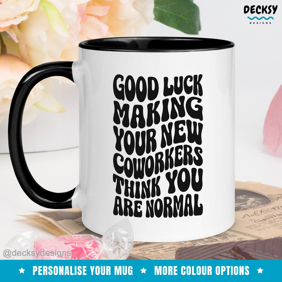 Coworker Leaving Mug, New Job Gift, Funny Workmate Gift, Retirement Gift, Funny Farewell Gift, Going Away Party, Work Bestie Mug Mugs by DecksyDesigns