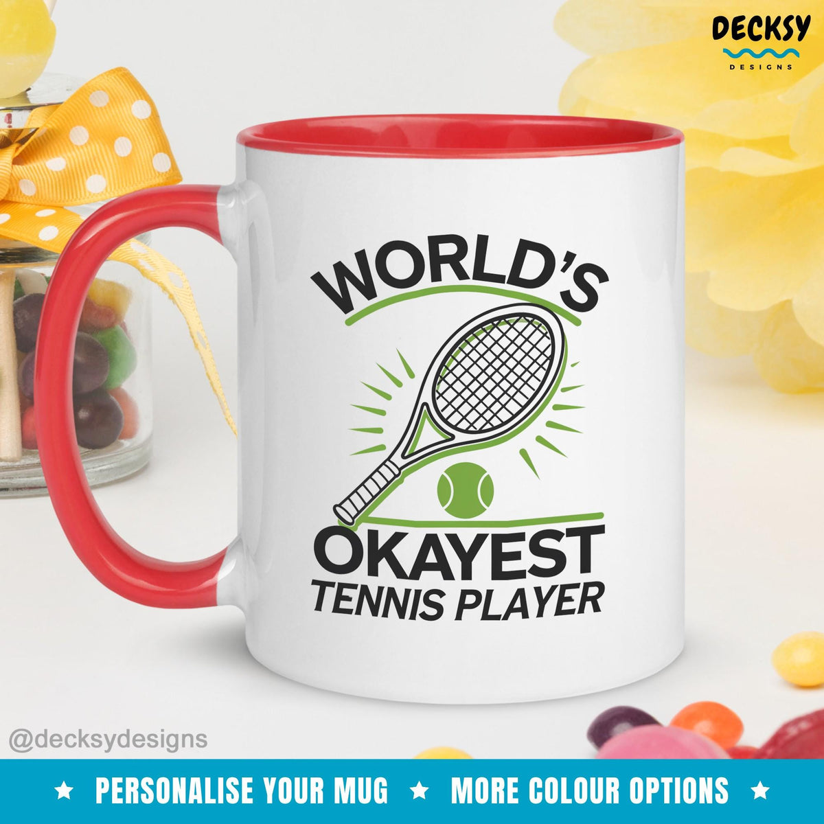Tennis Player Gift, Custom Tennis Coffee Mug, Tennis Coach Gift, Tennis Gift Women, Tennis Dad Gift, Sports Team Gift, School Coach Mug Mugs by DecksyDesigns