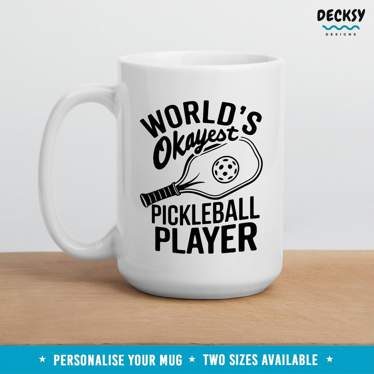 Pickleball Mug, Personalised Pickleball Coach Gift, Sports Team Coffee Mug, Mens Pickleball Gift, Outdoor Sports Gift, Funny Pickleball Mug Mugs by DecksyDesigns