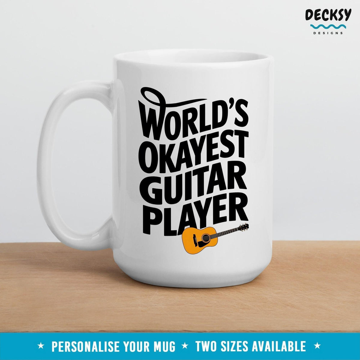 Funny Guitar Player Mug, Custom Guitarist Gift, Musician Cup, Music Teacher Gift For Bassist, Cool Guitar Mugs, Gift For Music Band Mugs by DecksyDesigns