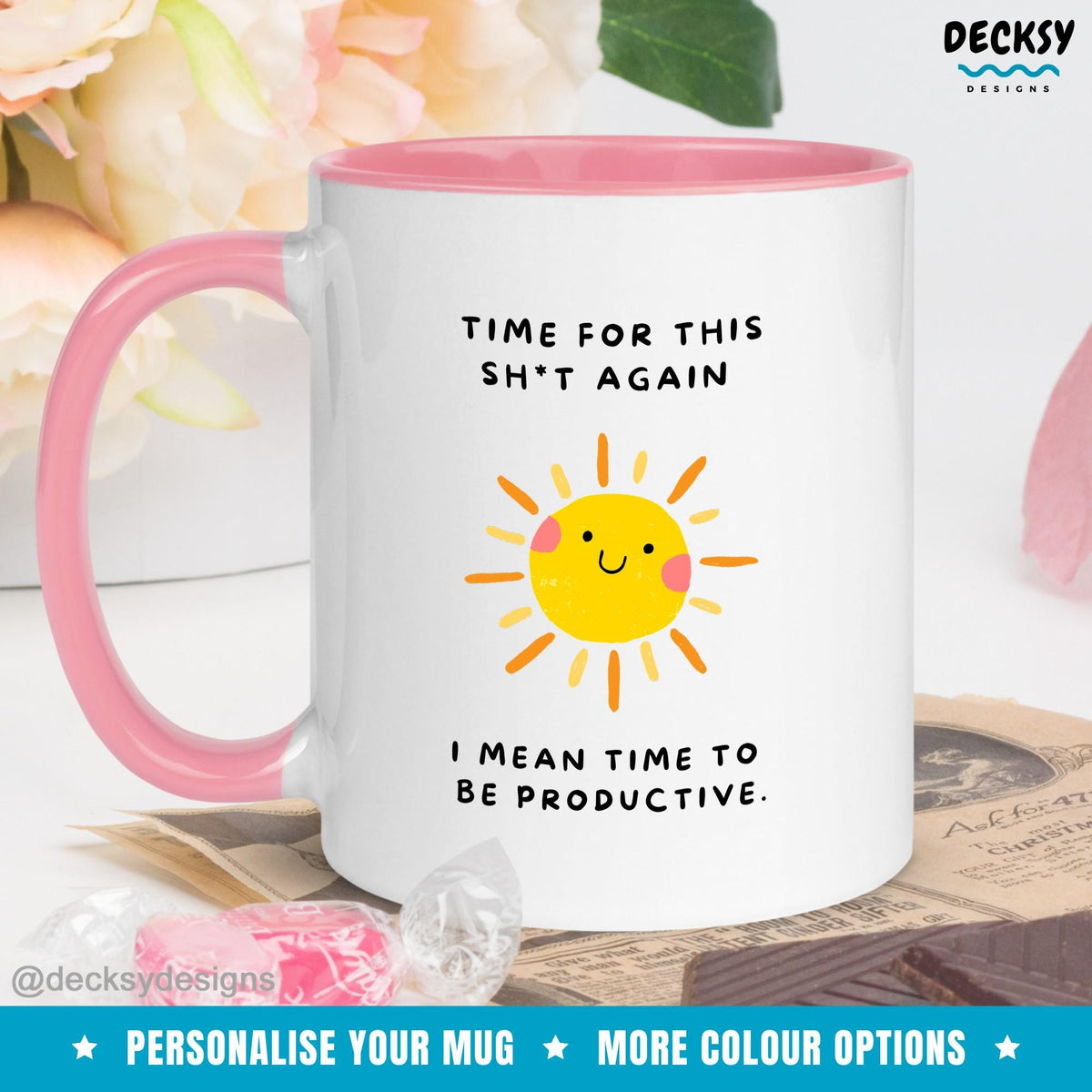 Sarcastic Work Mug, Custom Gift For Coworker, Funny Gift For Boss, Work Bestie Mug, Sassy Manager Gift, Snarky Employee Office Colleague Mug Mugs by DecksyDesigns