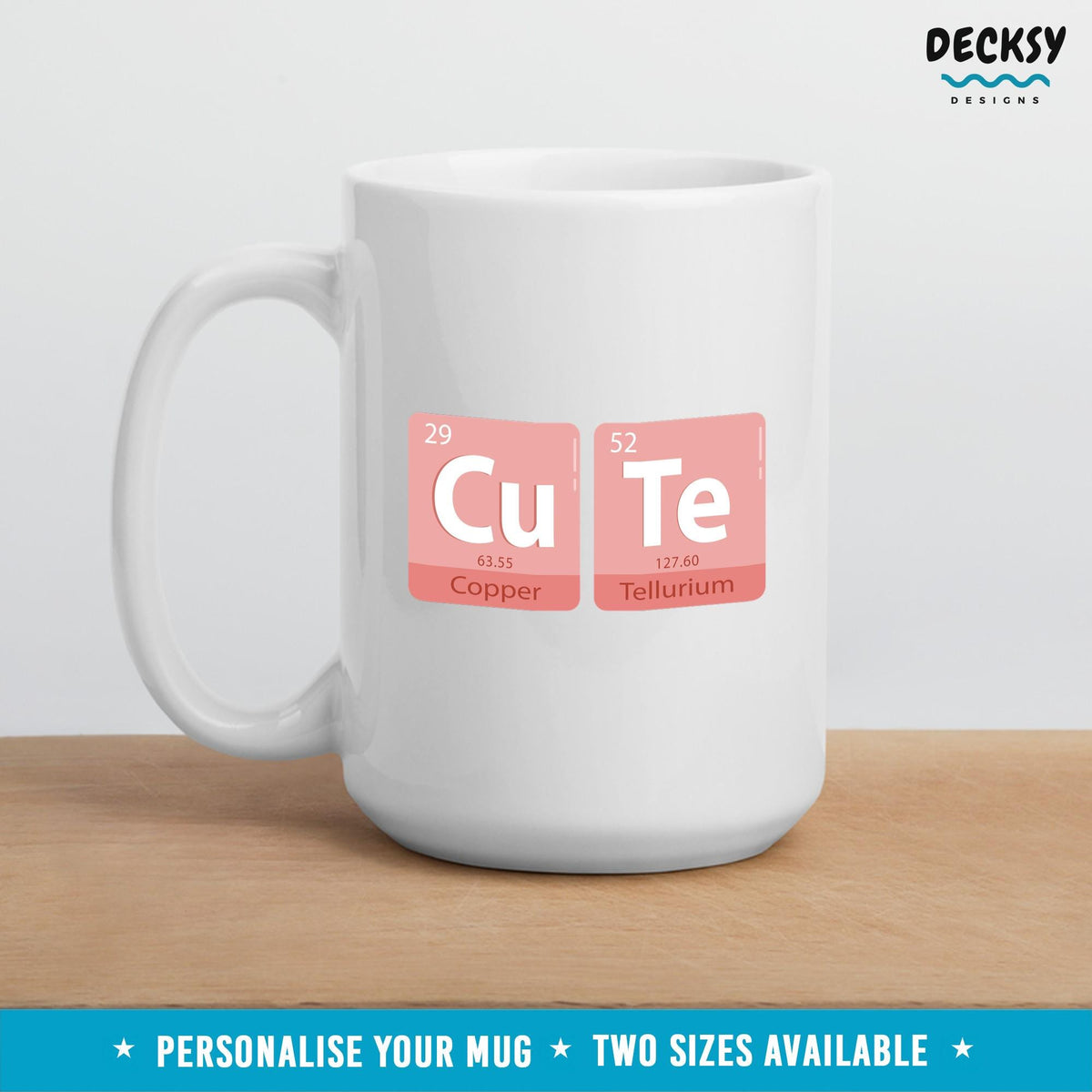 Cute Chemistry Mug, Funny Science Mug, Gifts For Scientists, Custom Chemistry Mug, Personalized Mug, Periodic Table Gift, Chemistry Teacher Mugs by DecksyDesigns