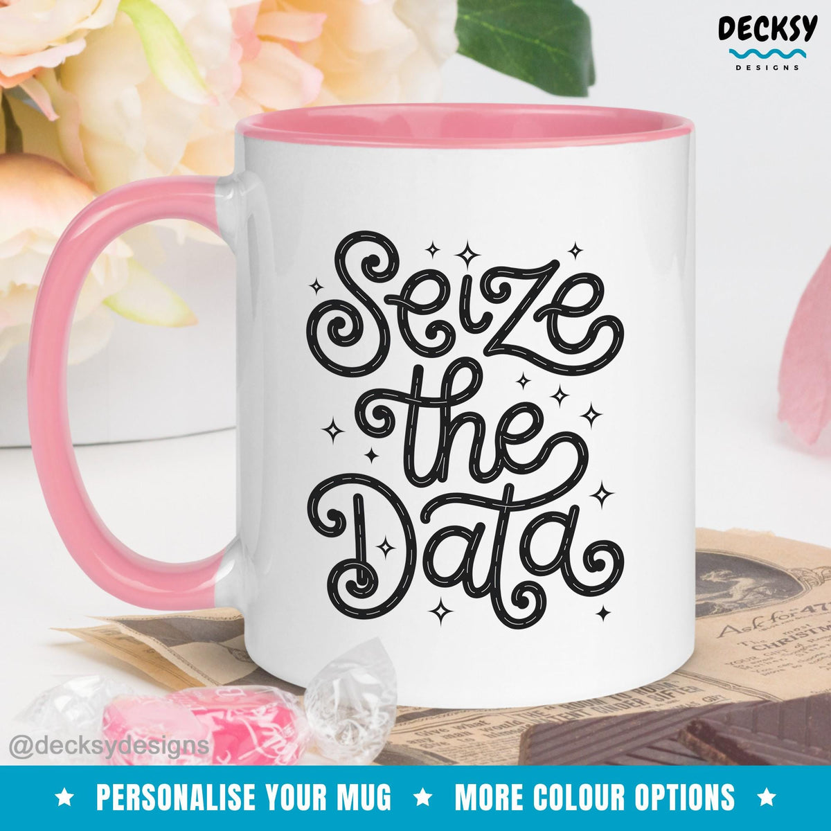 Data Science Mug, Data Analyst Gift, Data Analytics Mug, Custom Data Scientist Mug, Personalized Data Engineer Gift, Machine Learning Mug, Mugs by DecksyDesigns