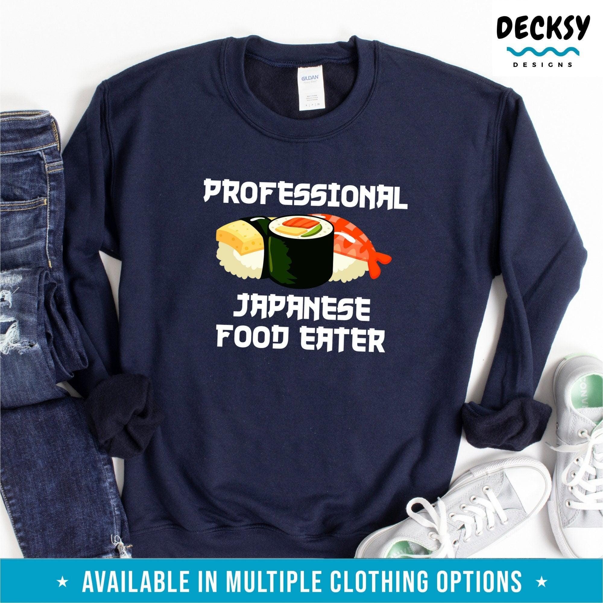 Japanese Food Shirt, Sushi Lover Gift-Clothing:Gender-Neutral Adult Clothing:Tops & Tees:T-shirts:Graphic Tees-DecksyDesigns