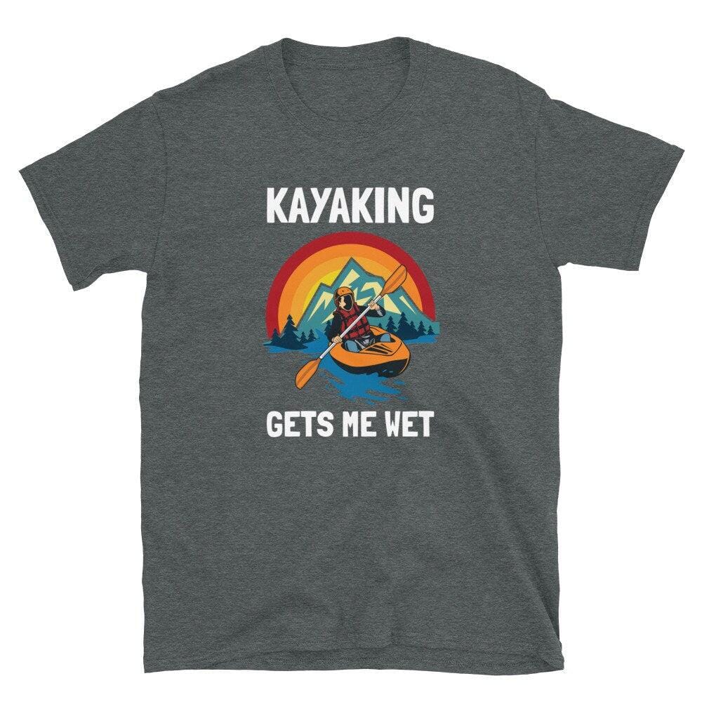 Kayaking Shirt, Gift for Kayaker-Clothing:Gender-Neutral Adult Clothing:Tops & Tees:T-shirts-DecksyDesigns