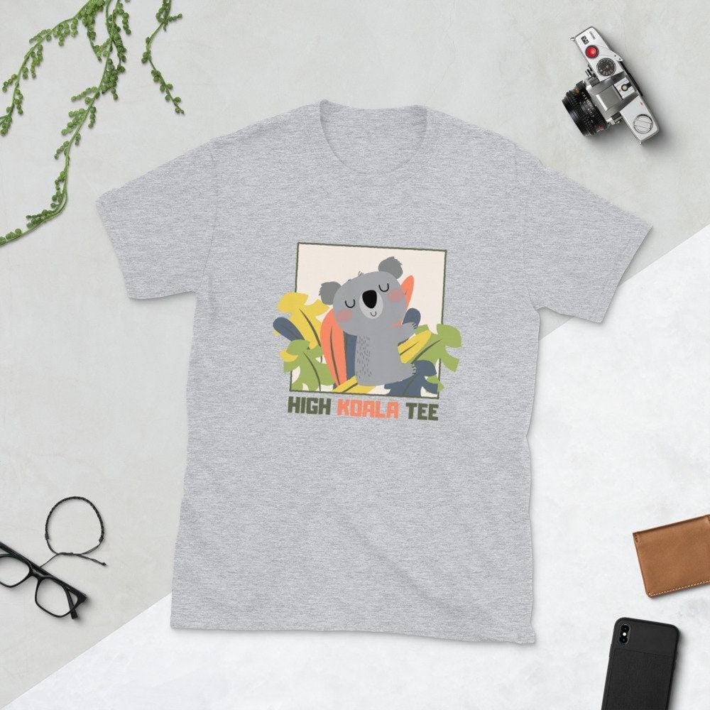 Koala Shirt, Cute Animal Lover Gift-Clothing:Gender-Neutral Adult Clothing:Tops & Tees:T-shirts-DecksyDesigns