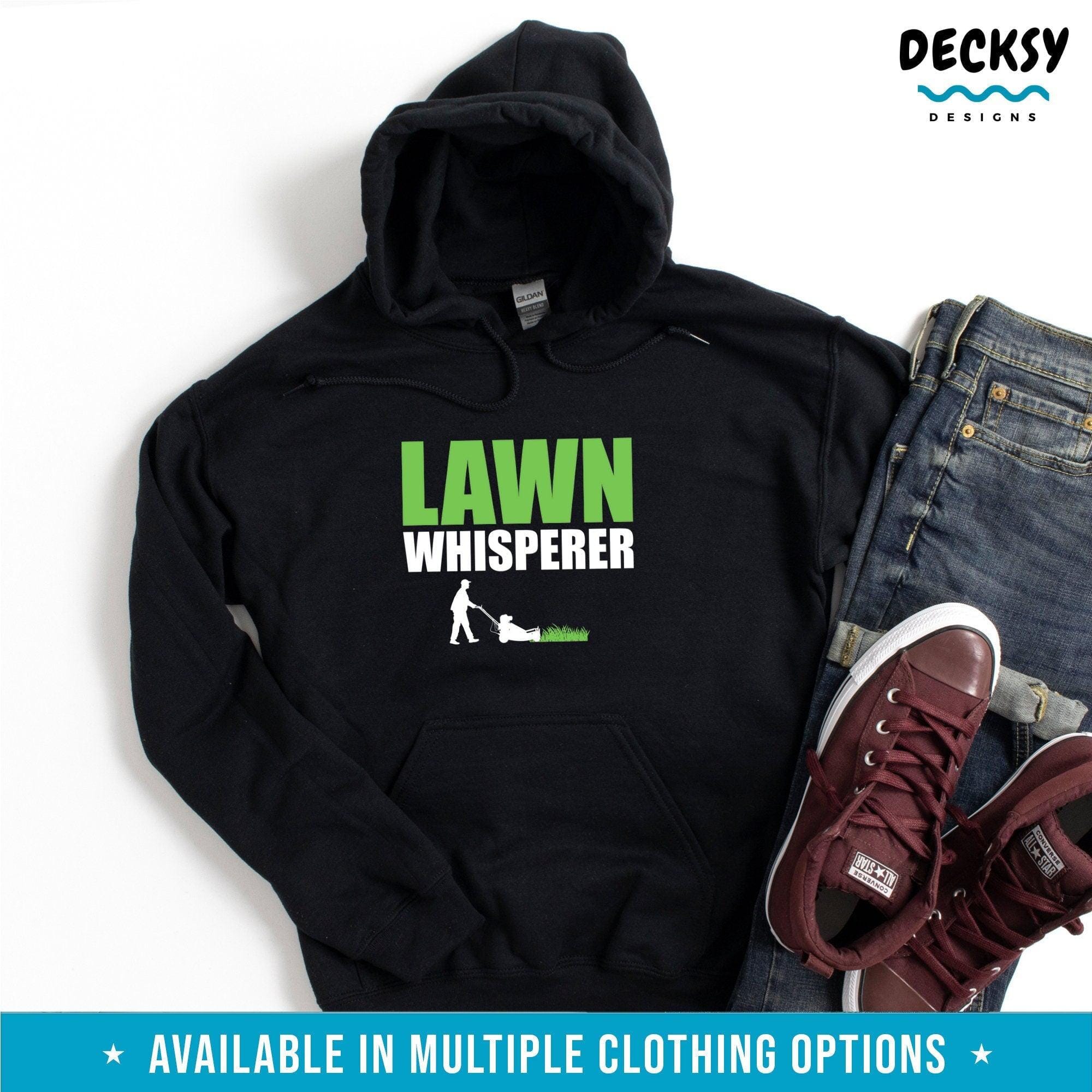 Lawn Mowing T Shirt, Mower Gift-Clothing:Gender-Neutral Adult Clothing:Tops & Tees:T-shirts:Graphic Tees-DecksyDesigns