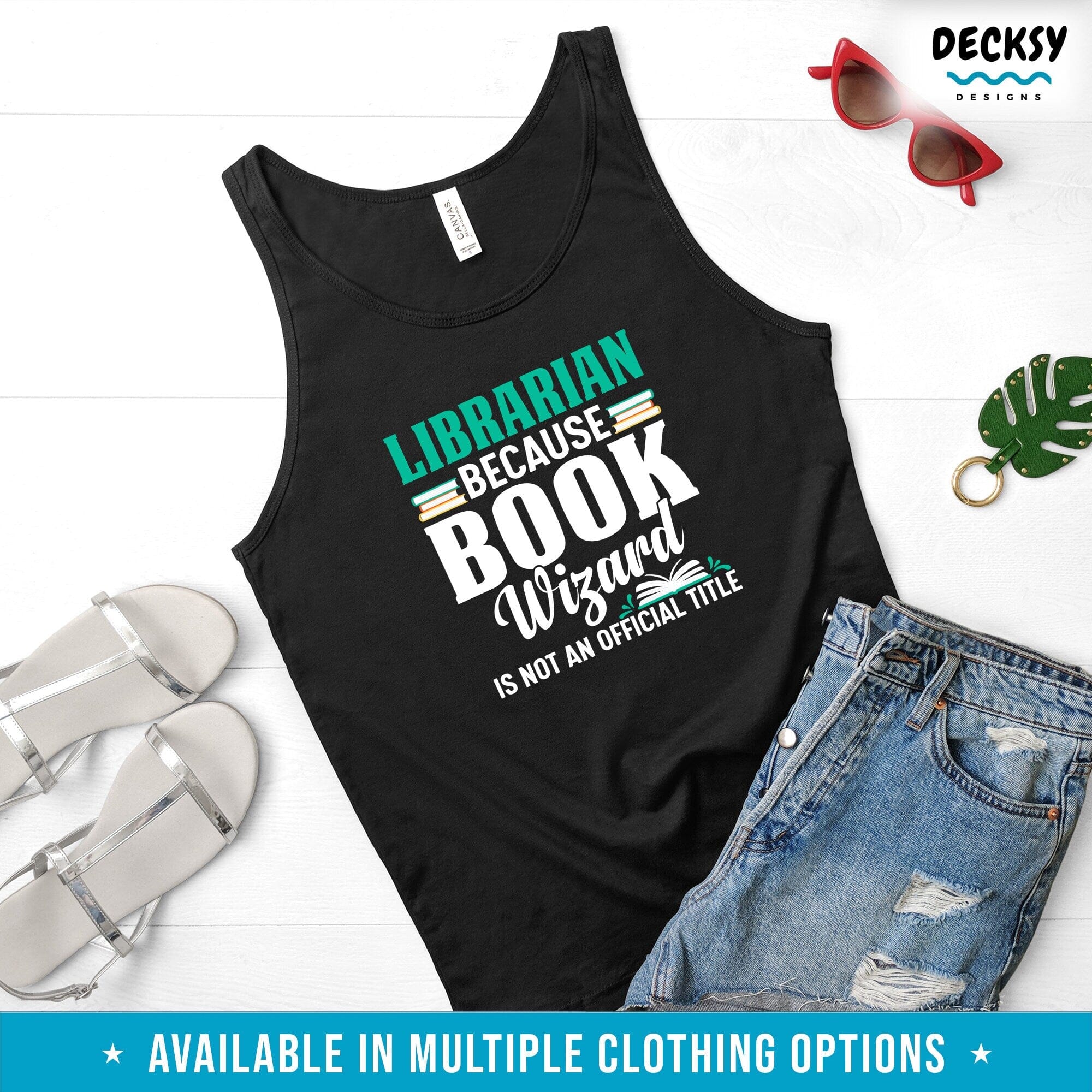 Librarian Tshirt, Funny Library Teacher Gift-Clothing:Gender-Neutral Adult Clothing:Tops & Tees:T-shirts:Graphic Tees-DecksyDesigns