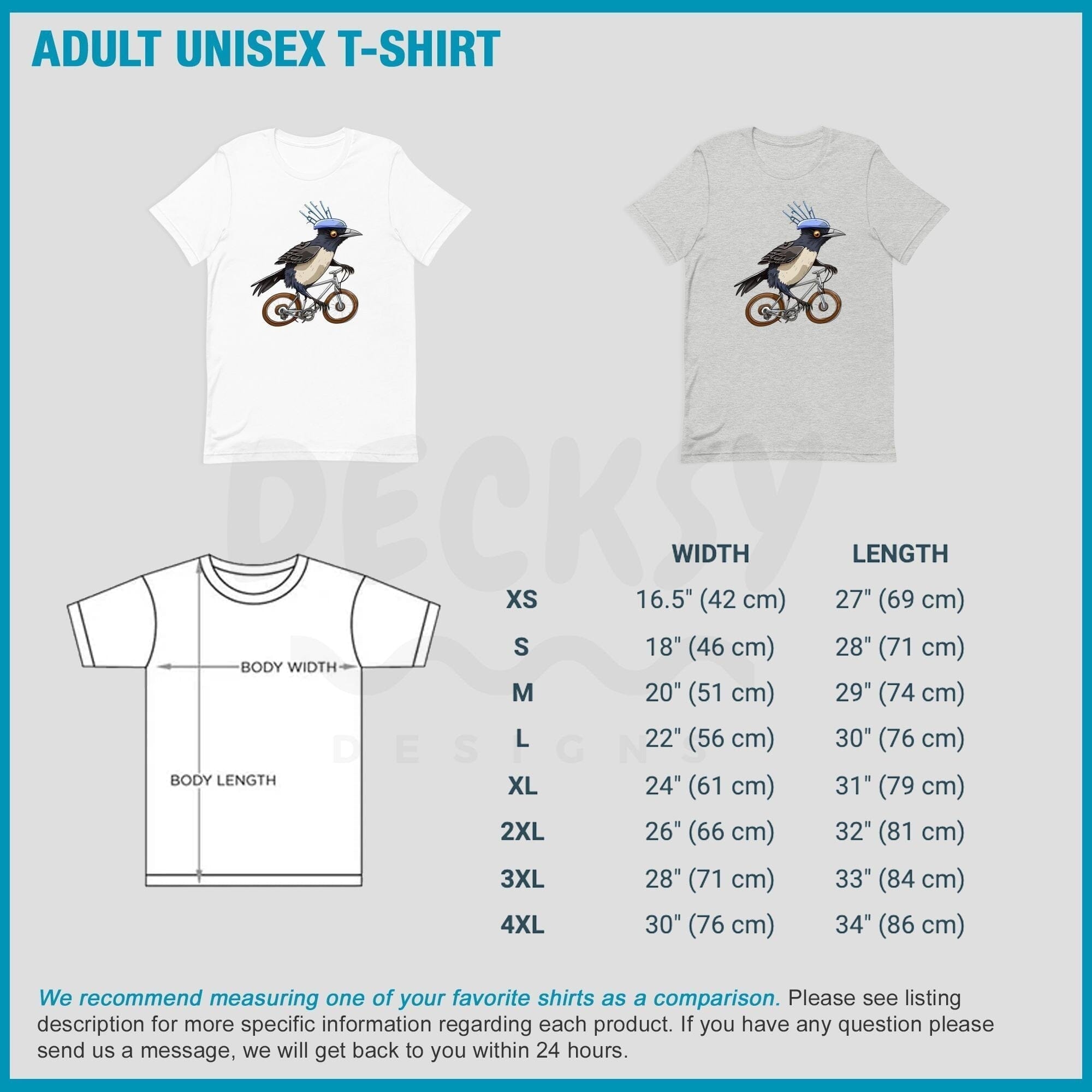 Magpie on a Bike Shirt, Funny Australian Birds Gift-Clothing:Gender-Neutral Adult Clothing:Tops & Tees:T-shirts:Graphic Tees-DecksyDesigns