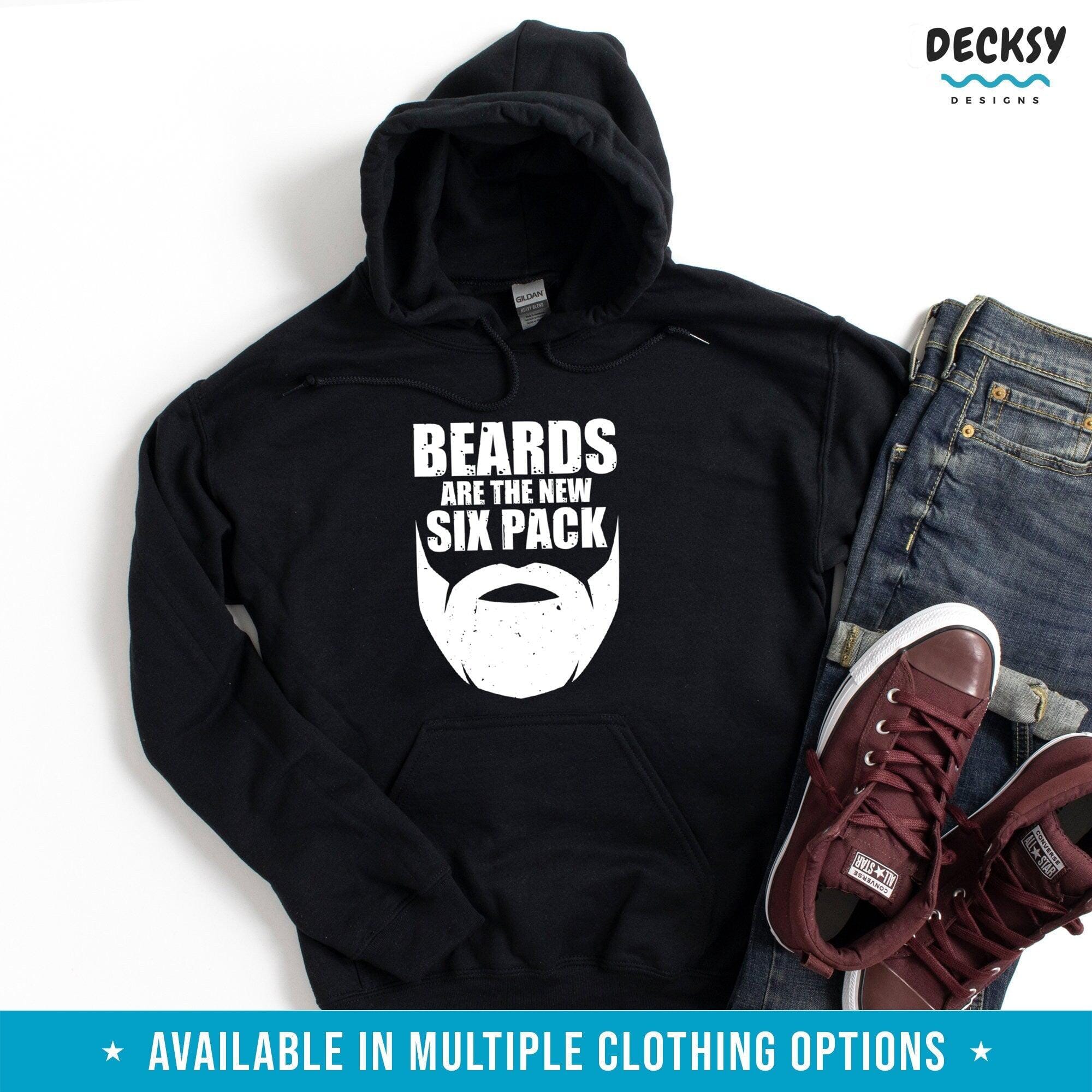 Mens Beard Shirt, Bearded Dad Gift-Clothing:Gender-Neutral Adult Clothing:Tops & Tees:T-shirts:Graphic Tees-DecksyDesigns