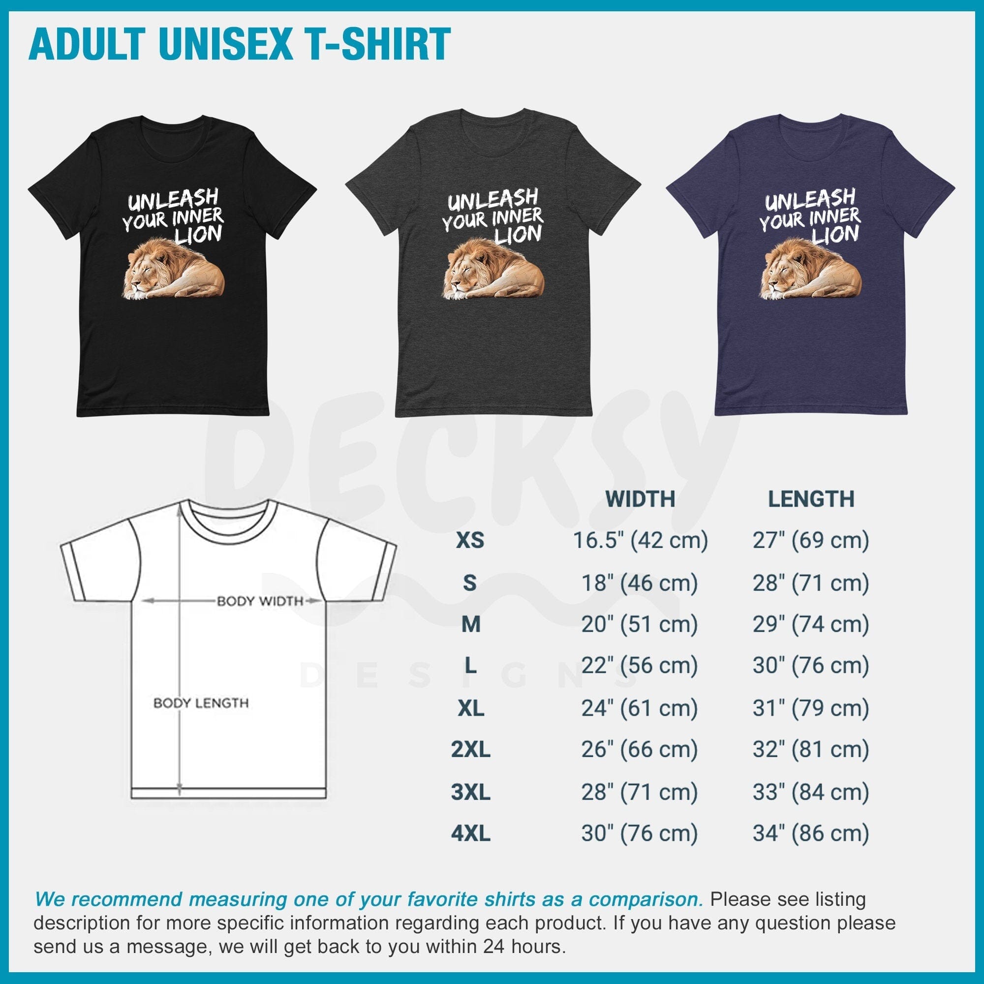 Motivational Lion Shirt, Sarcastic Gift-Clothing:Gender-Neutral Adult Clothing:Tops & Tees:T-shirts:Graphic Tees-DecksyDesigns