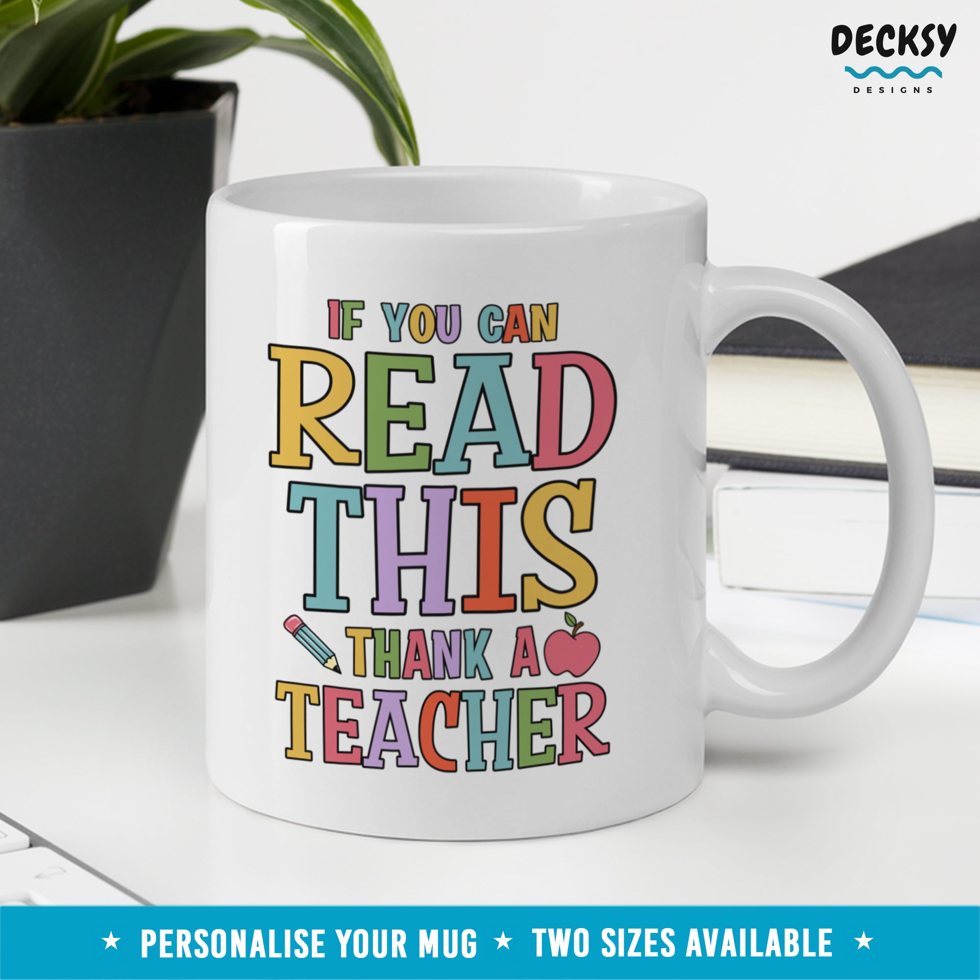 Funny Teacher Appreciation Mug, Custom English Teacher Gift