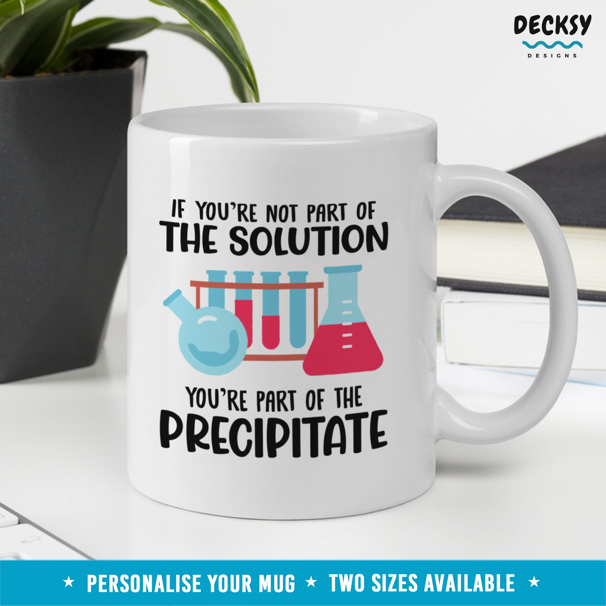 Science Pun Mug, Funny Custom Chemistry Professor Gift