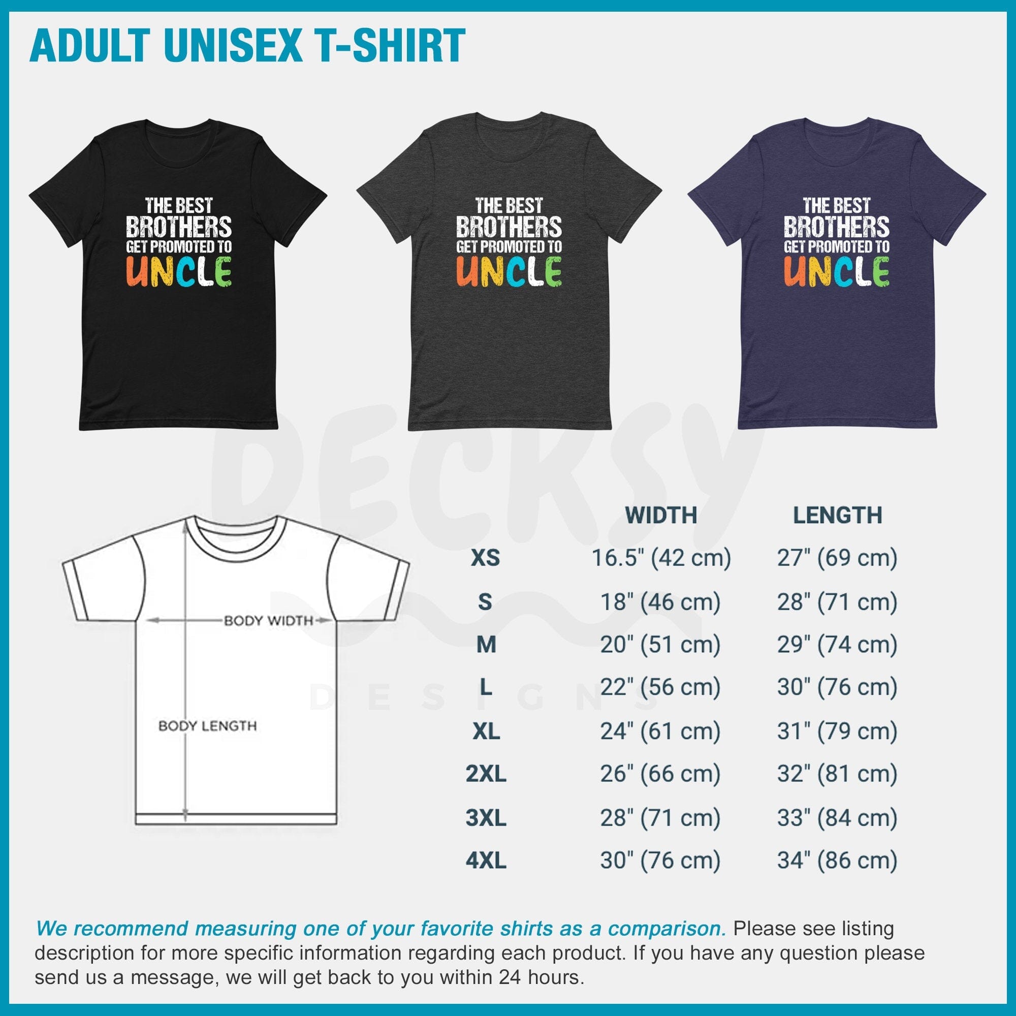 New Uncle Tshirt, Promoted To Uncle Gift-Clothing:Gender-Neutral Adult Clothing:Tops & Tees:T-shirts:Graphic Tees-DecksyDesigns