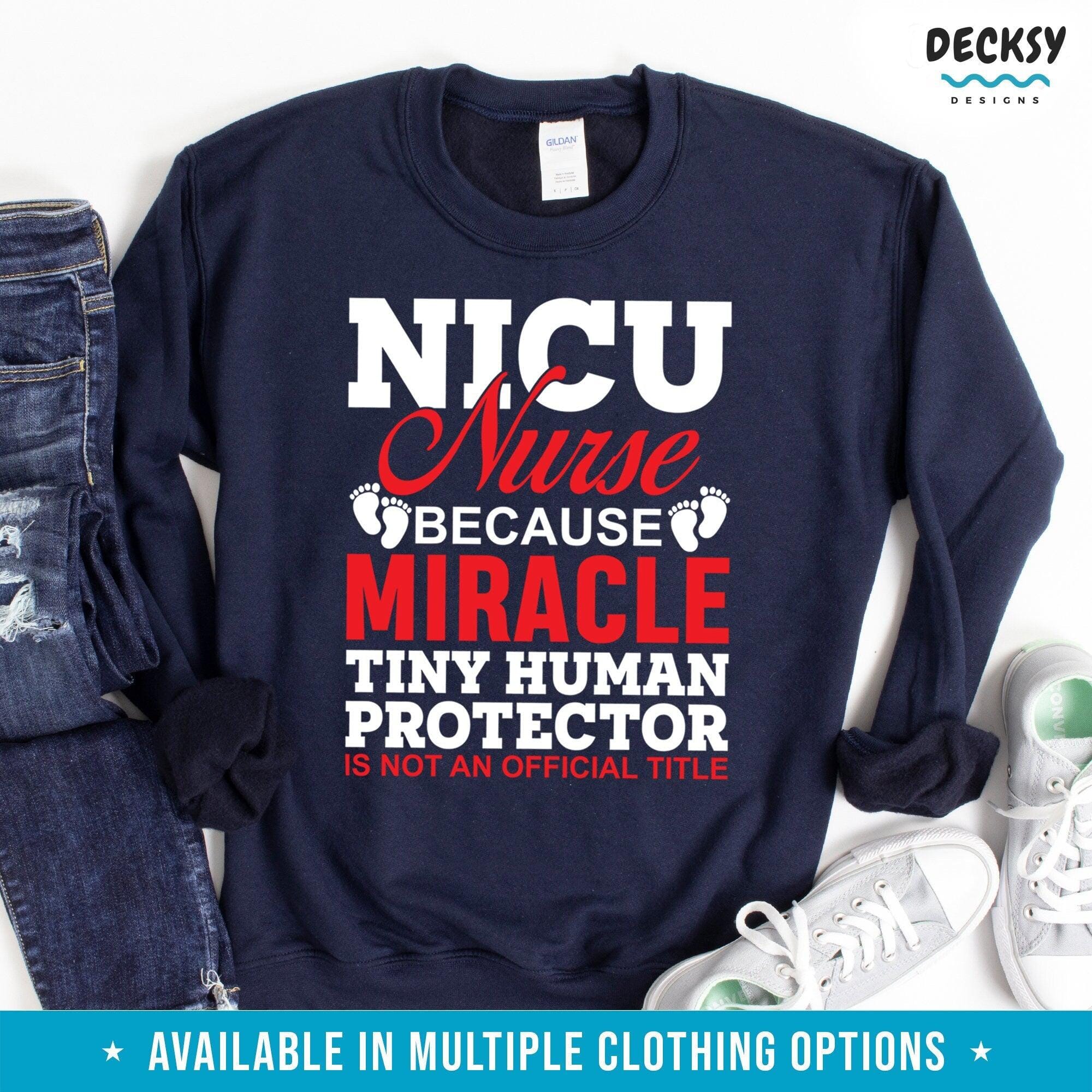 NICU Nurse Shirt, Neonatal Nurse Gift-Clothing:Gender-Neutral Adult Clothing:Tops & Tees:T-shirts:Graphic Tees-DecksyDesigns