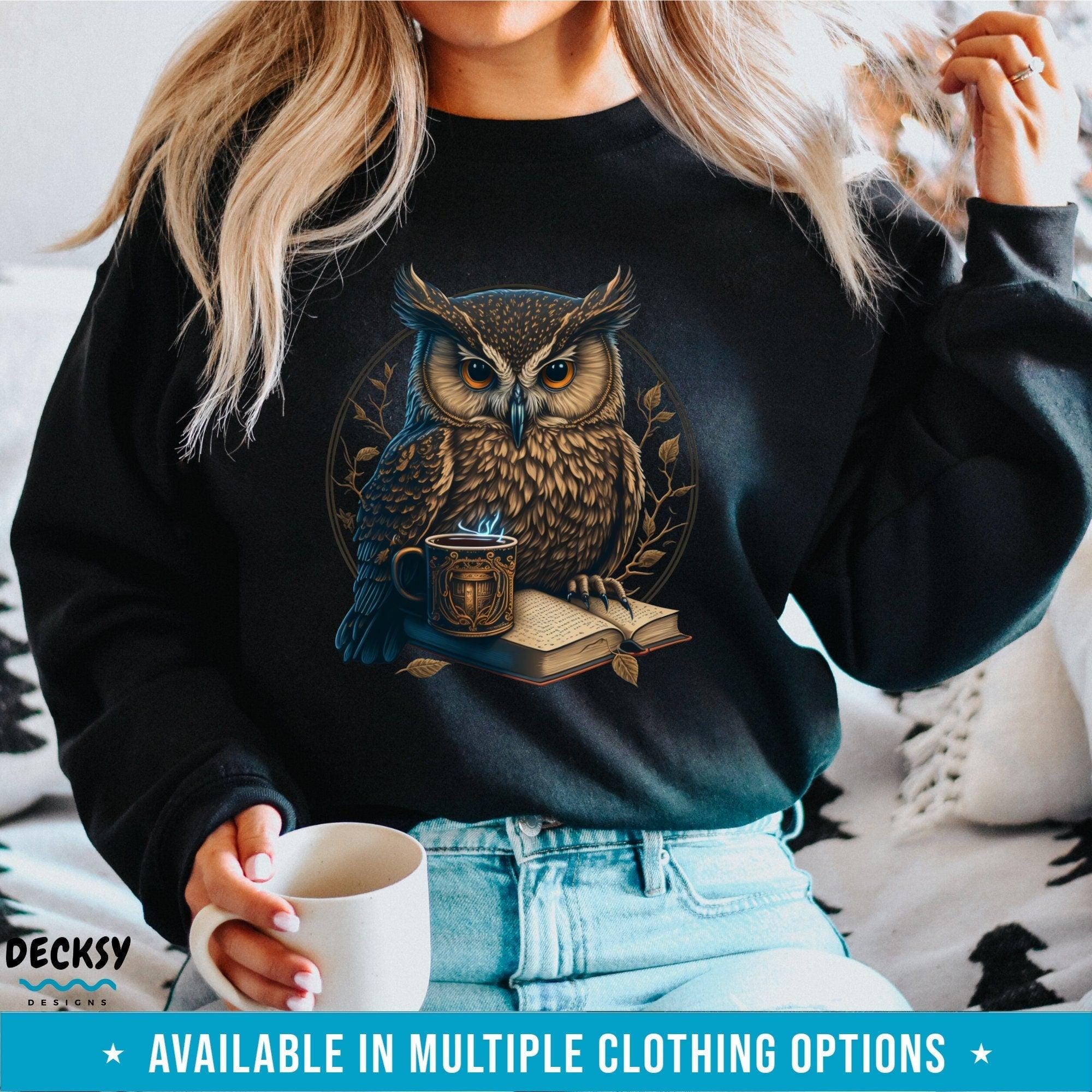 Night Owl Shirt, Book Reader Gift-Clothing:Gender-Neutral Adult Clothing:Tops & Tees:T-shirts:Graphic Tees-DecksyDesigns