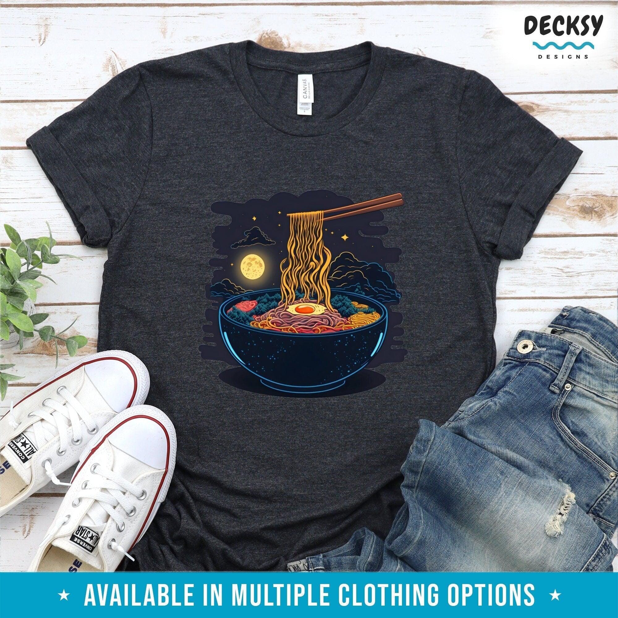 Noodle Lover Shirt, Funny Food Gift-Clothing:Gender-Neutral Adult Clothing:Tops & Tees:T-shirts:Graphic Tees-DecksyDesigns