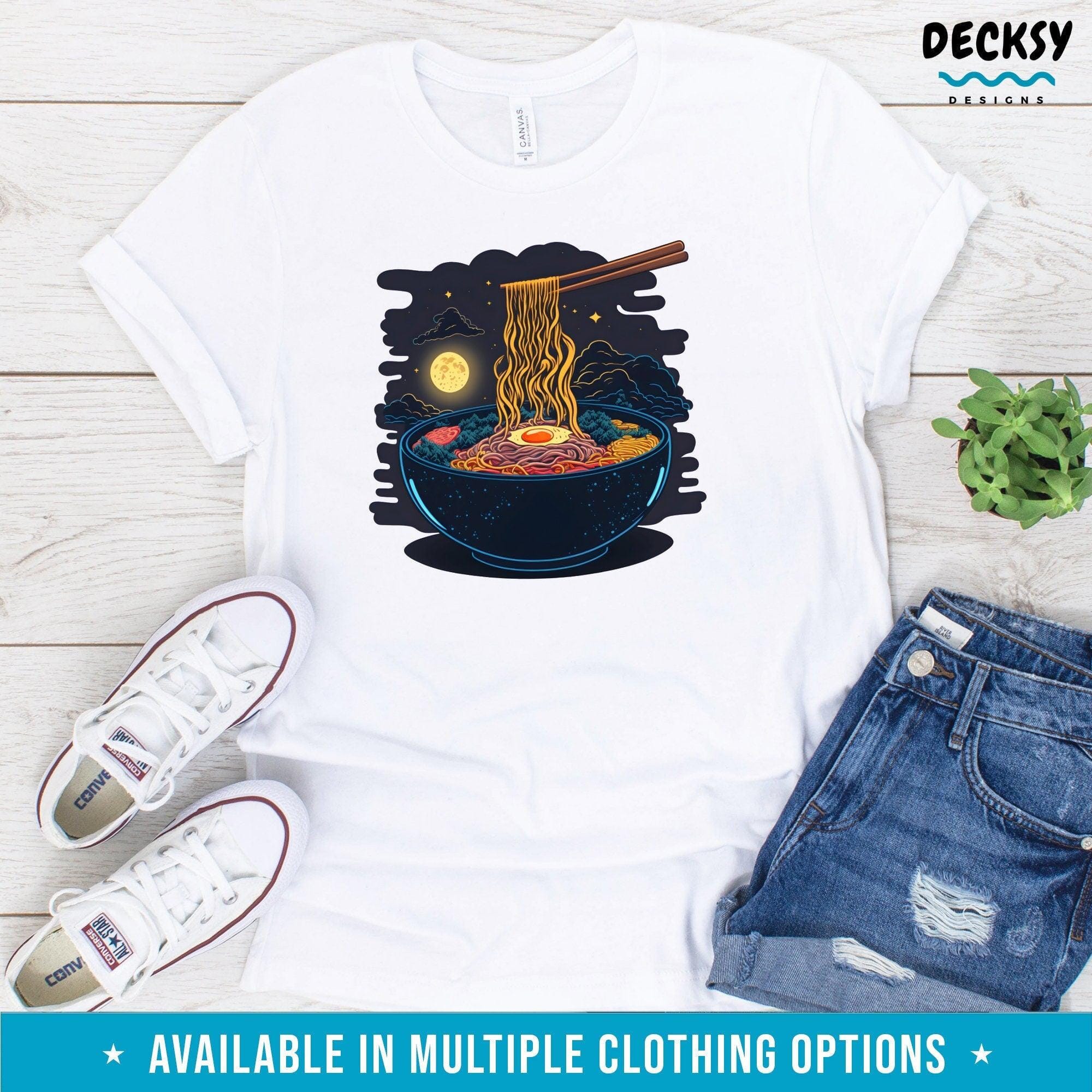 Noodle Shirt, Aesthetic Foodie Gift-Clothing:Gender-Neutral Adult Clothing:Tops & Tees:T-shirts:Graphic Tees-DecksyDesigns