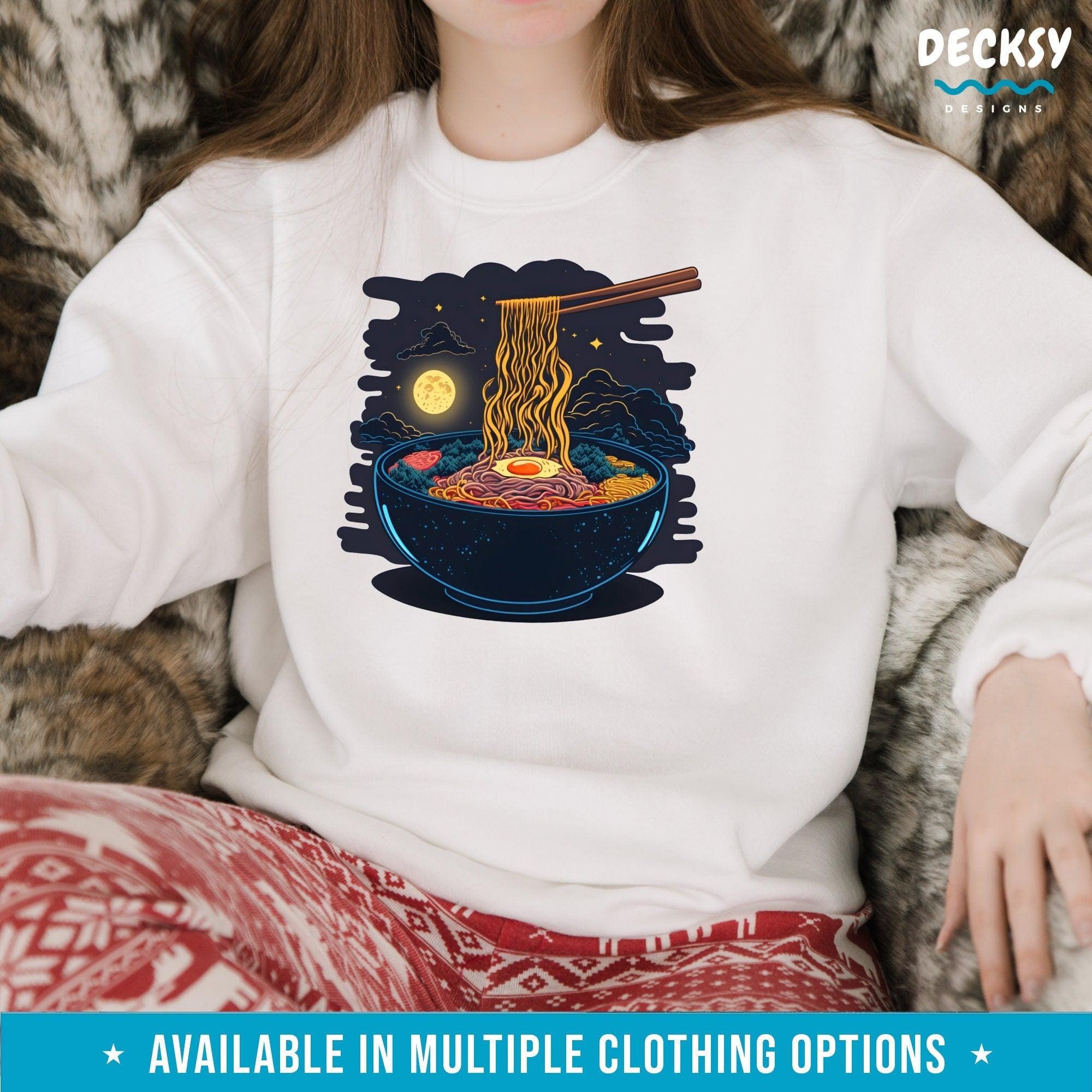 Noodle Shirt, Aesthetic Foodie Gift-Clothing:Gender-Neutral Adult Clothing:Tops & Tees:T-shirts:Graphic Tees-DecksyDesigns