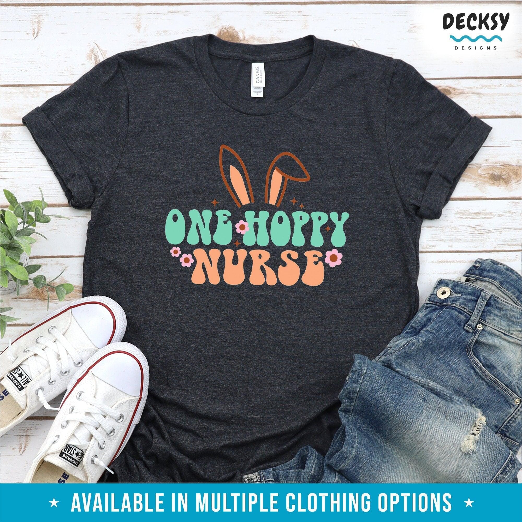 Nurse Easter Shirt, Nursing School Gift-Clothing:Gender-Neutral Adult Clothing:Tops & Tees:T-shirts:Graphic Tees-DecksyDesigns