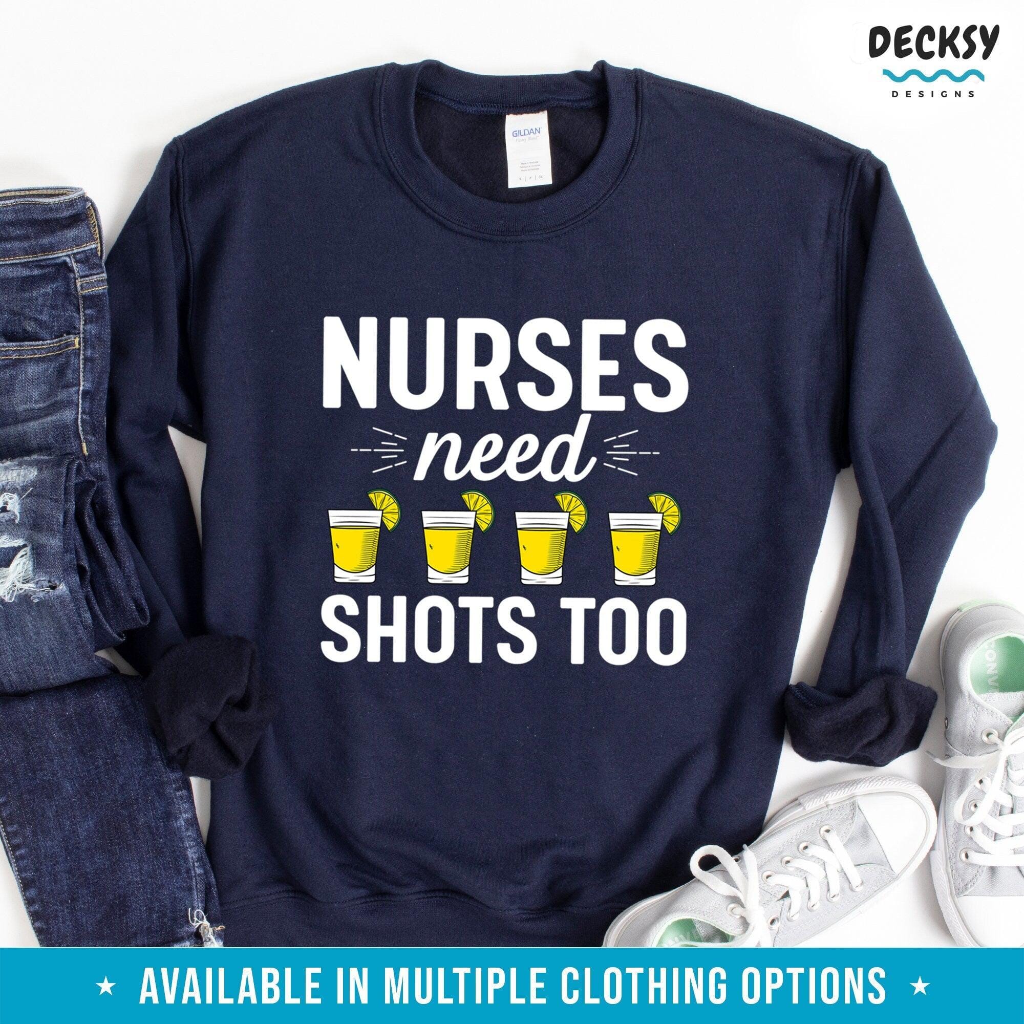 Nurse Tshirt, Gift for Nursing Student-Clothing:Gender-Neutral Adult Clothing:Tops & Tees:T-shirts:Graphic Tees-DecksyDesigns