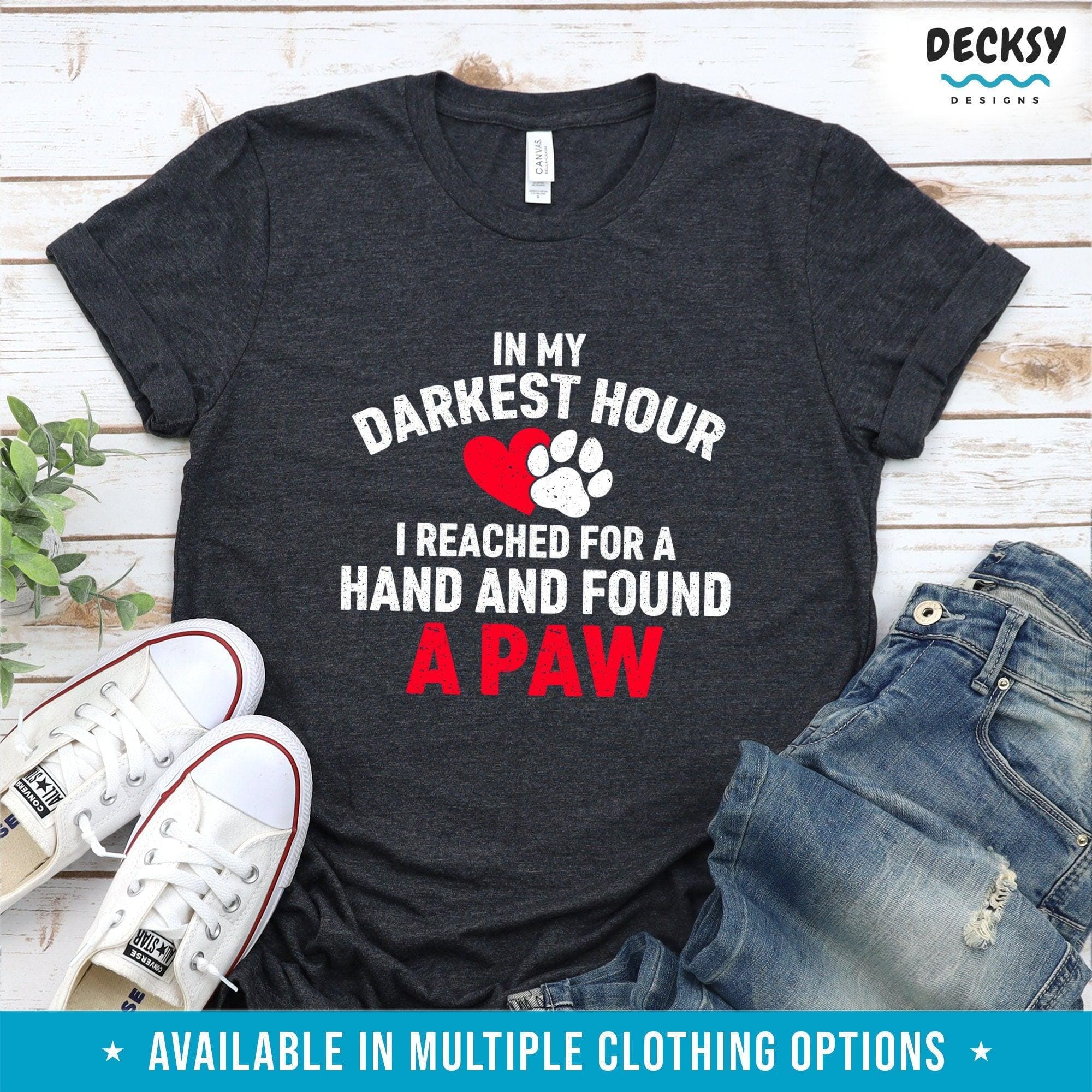 Pet Adoption Shirt, Dog Lover Gift-Clothing:Gender-Neutral Adult Clothing:Tops & Tees:T-shirts:Graphic Tees-DecksyDesigns