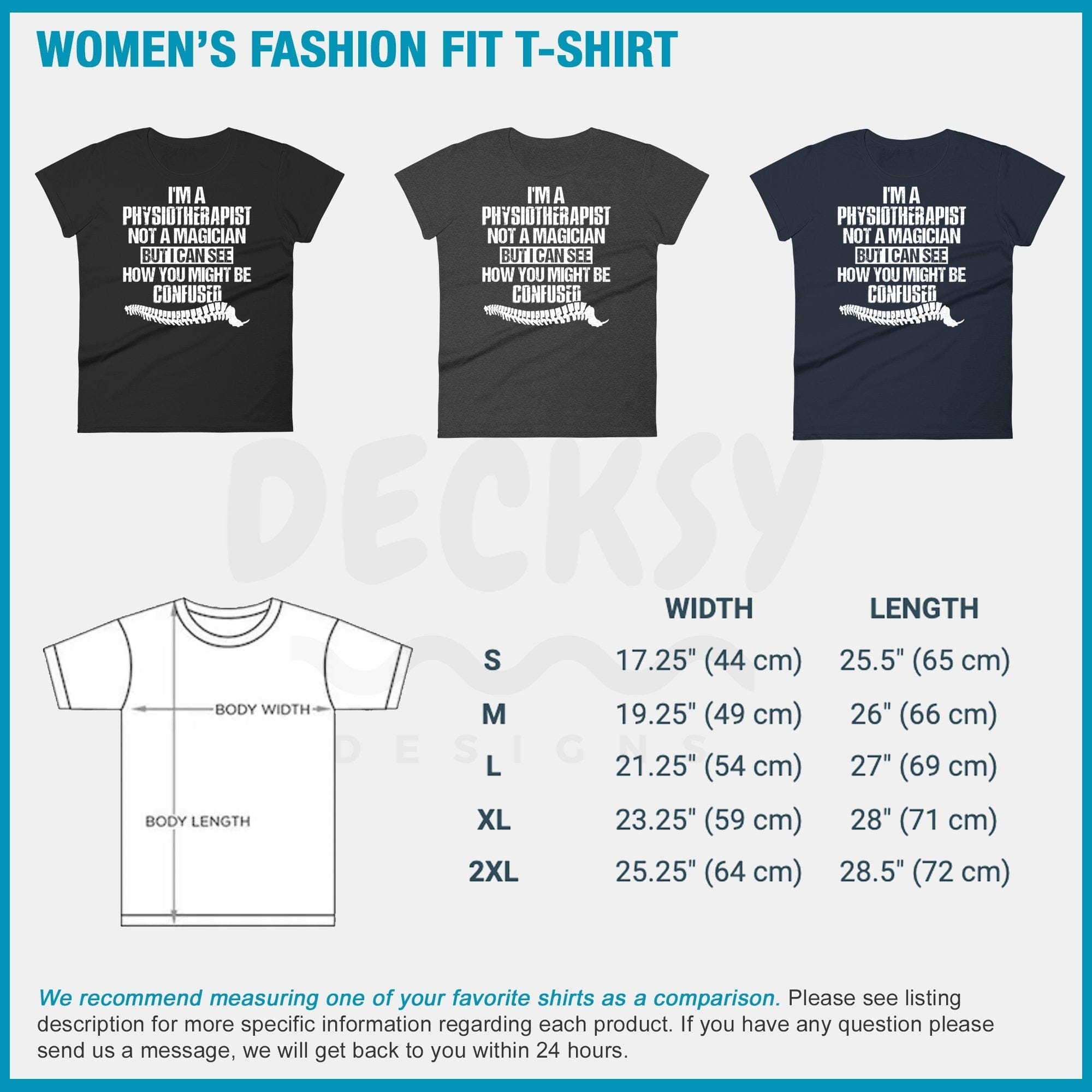 Physiotherapy Shirt, Therapist Gift Funny-Clothing:Gender-Neutral Adult Clothing:Tops & Tees:T-shirts:Graphic Tees-DecksyDesigns