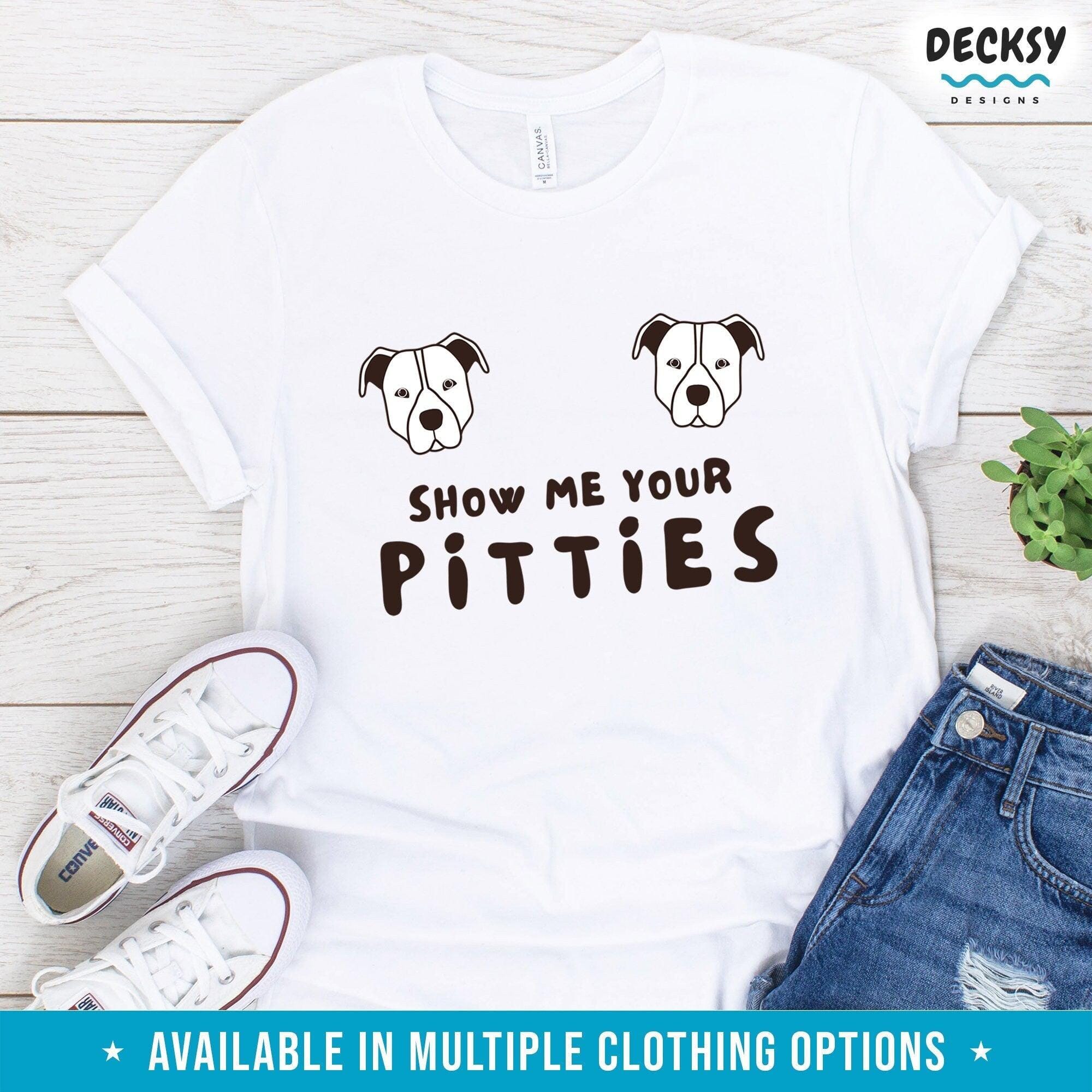 Pitbull Shirt, Dog Lover Gift-Clothing:Gender-Neutral Adult Clothing:Tops & Tees:T-shirts:Graphic Tees-DecksyDesigns