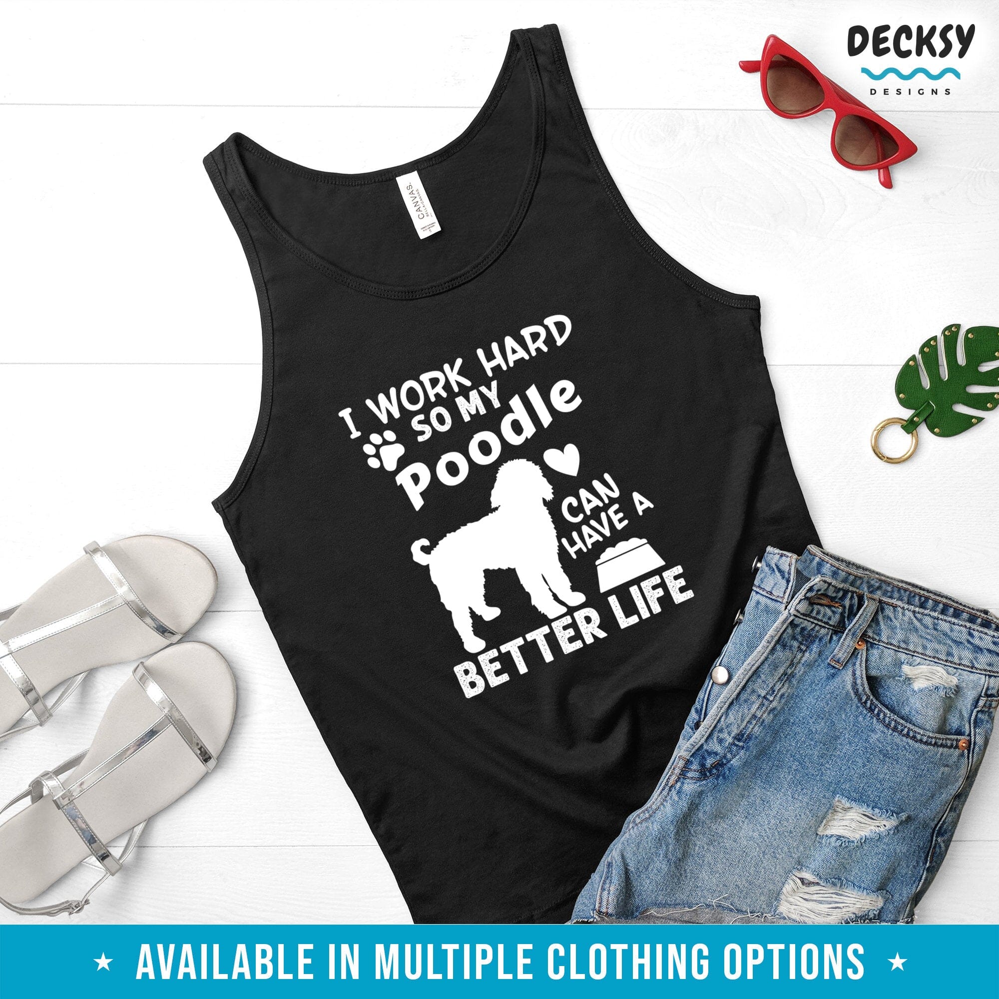 Poodle Owner Shirt, Dog Lover Gift-Clothing:Gender-Neutral Adult Clothing:Tops & Tees:T-shirts:Graphic Tees-DecksyDesigns