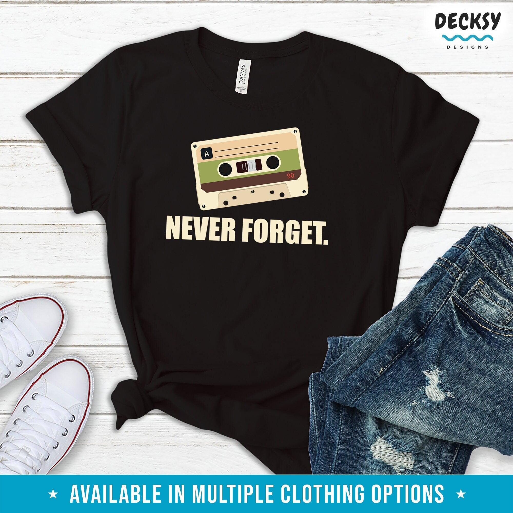 Retro Music Lover Shirt, 90s Kid Birthday Gift-Clothing:Gender-Neutral Adult Clothing:Tops & Tees:T-shirts:Graphic Tees-DecksyDesigns