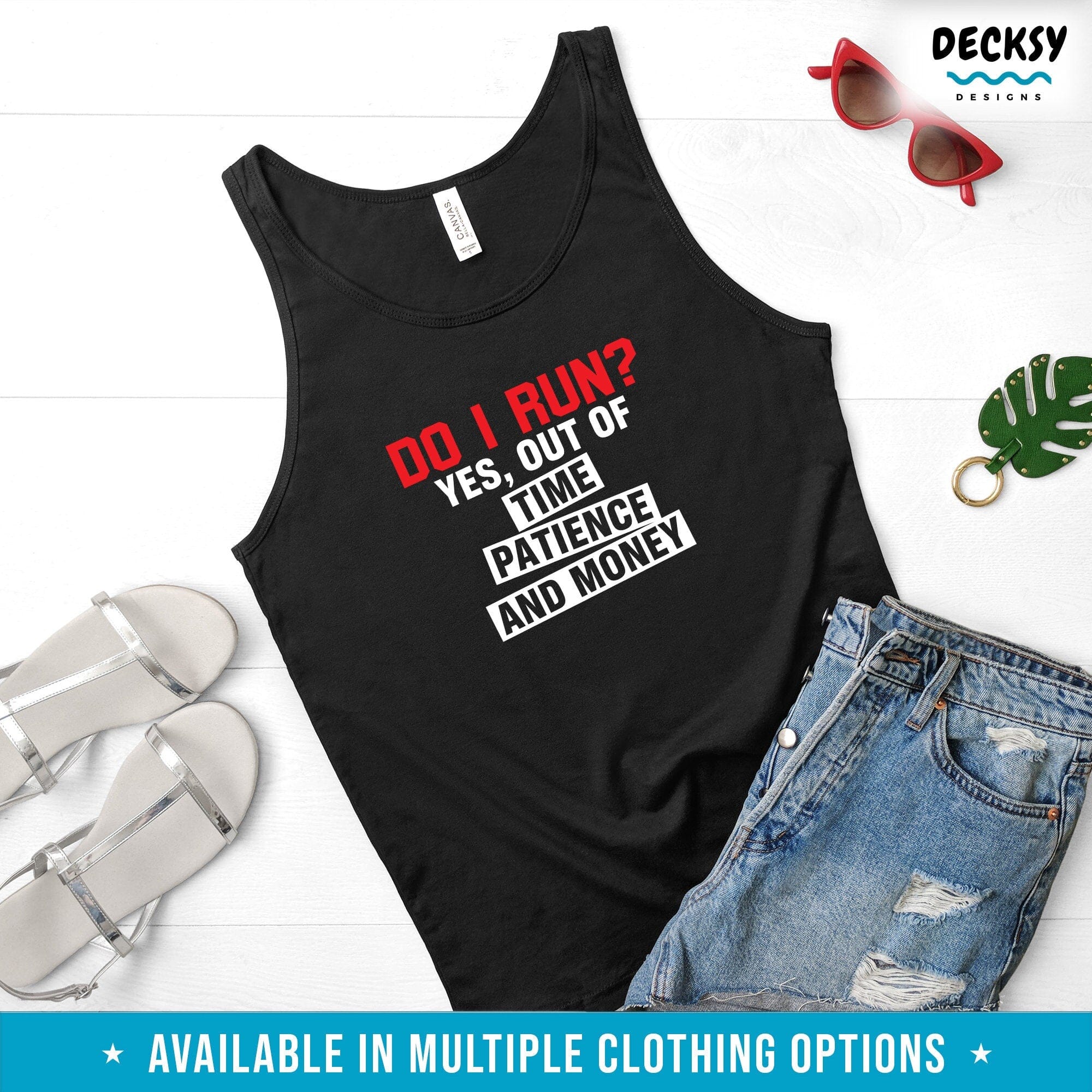 Running Shirt, Runner Gift-Clothing:Gender-Neutral Adult Clothing:Tops & Tees:T-shirts:Graphic Tees-DecksyDesigns