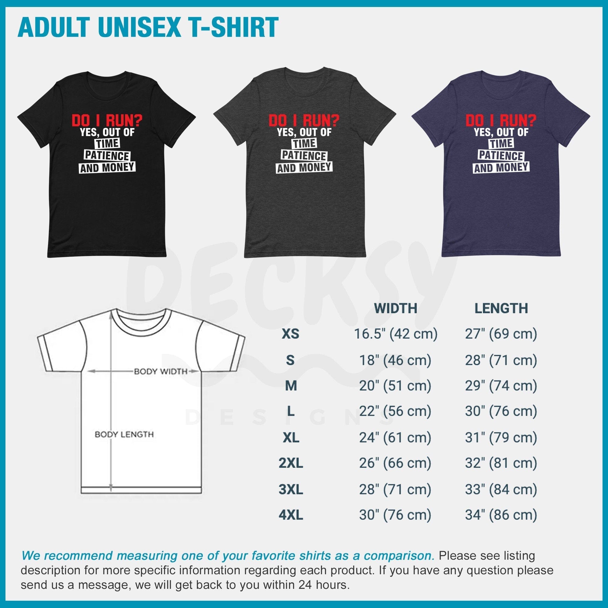 Running Shirt, Runner Gift-Clothing:Gender-Neutral Adult Clothing:Tops & Tees:T-shirts:Graphic Tees-DecksyDesigns