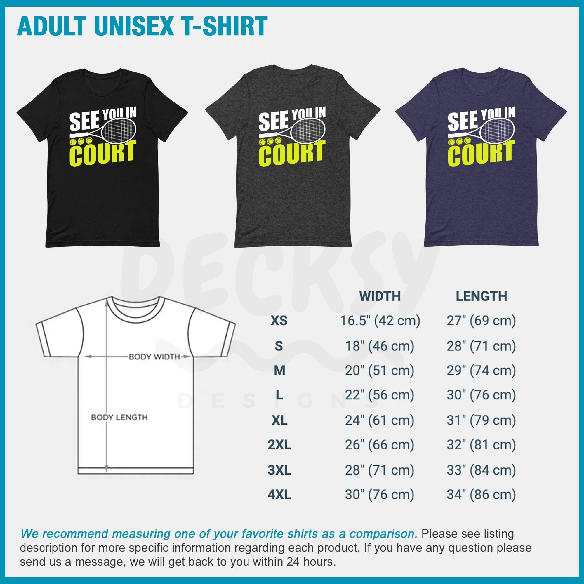 See You in Court Shirt, Tennis Club Gift-Clothing:Gender-Neutral Adult Clothing:Tops & Tees:T-shirts:Graphic Tees-DecksyDesigns