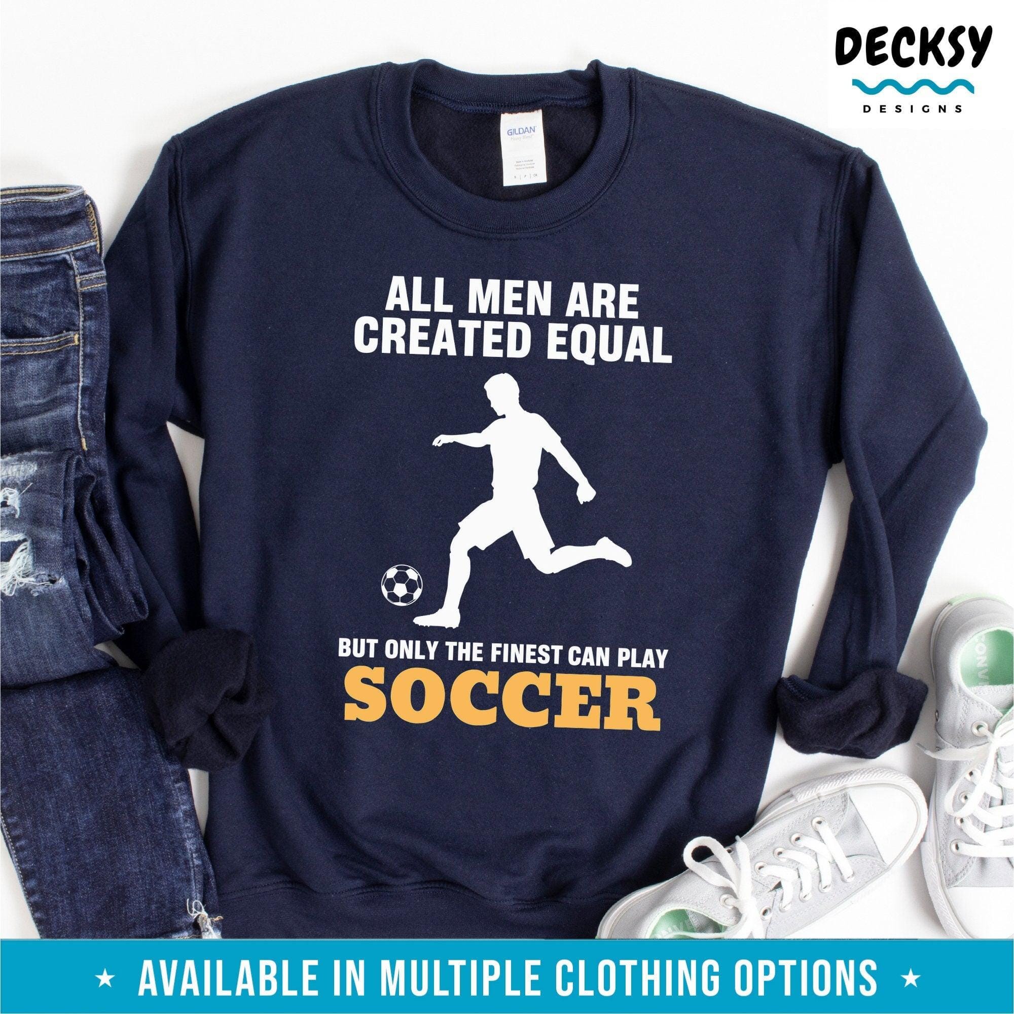 Soccer Dad Tshirt, Soccer Player Gift-Clothing:Gender-Neutral Adult Clothing:Tops & Tees:T-shirts:Graphic Tees-DecksyDesigns