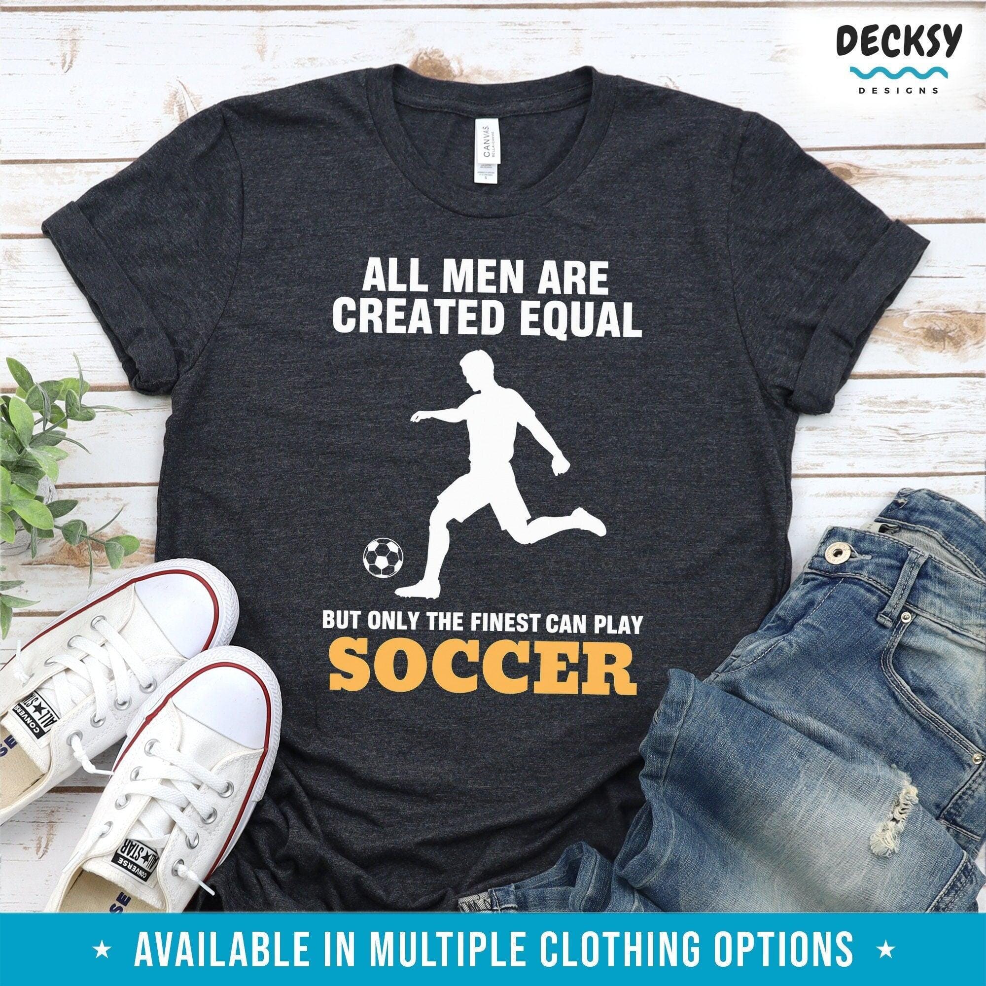 Soccer Dad Tshirt, Soccer Player Gift-Clothing:Gender-Neutral Adult Clothing:Tops & Tees:T-shirts:Graphic Tees-DecksyDesigns