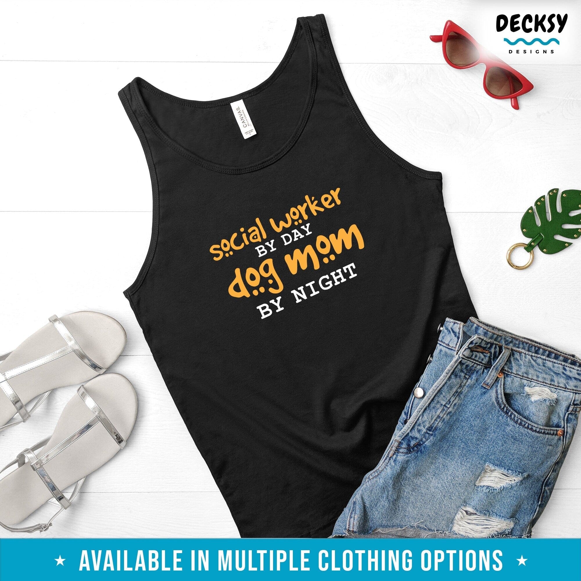 Social Worker Dog Mom Shirt, Funny Social Worker Gift-Clothing:Gender-Neutral Adult Clothing:Tops & Tees:T-shirts:Graphic Tees-DecksyDesigns