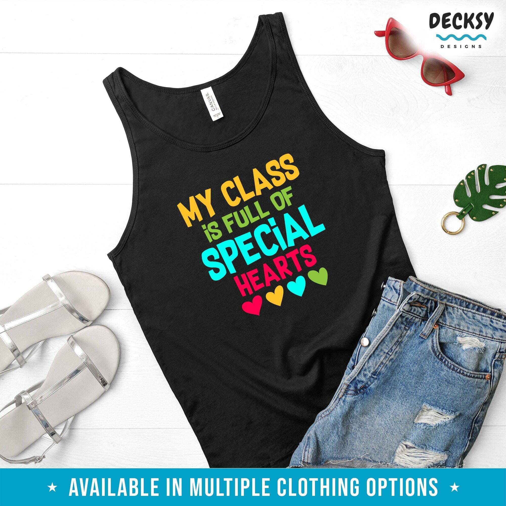 Special Education Teacher Shirt, Child Care Provider Gift-Clothing:Gender-Neutral Adult Clothing:Tops & Tees:T-shirts:Graphic Tees-DecksyDesigns