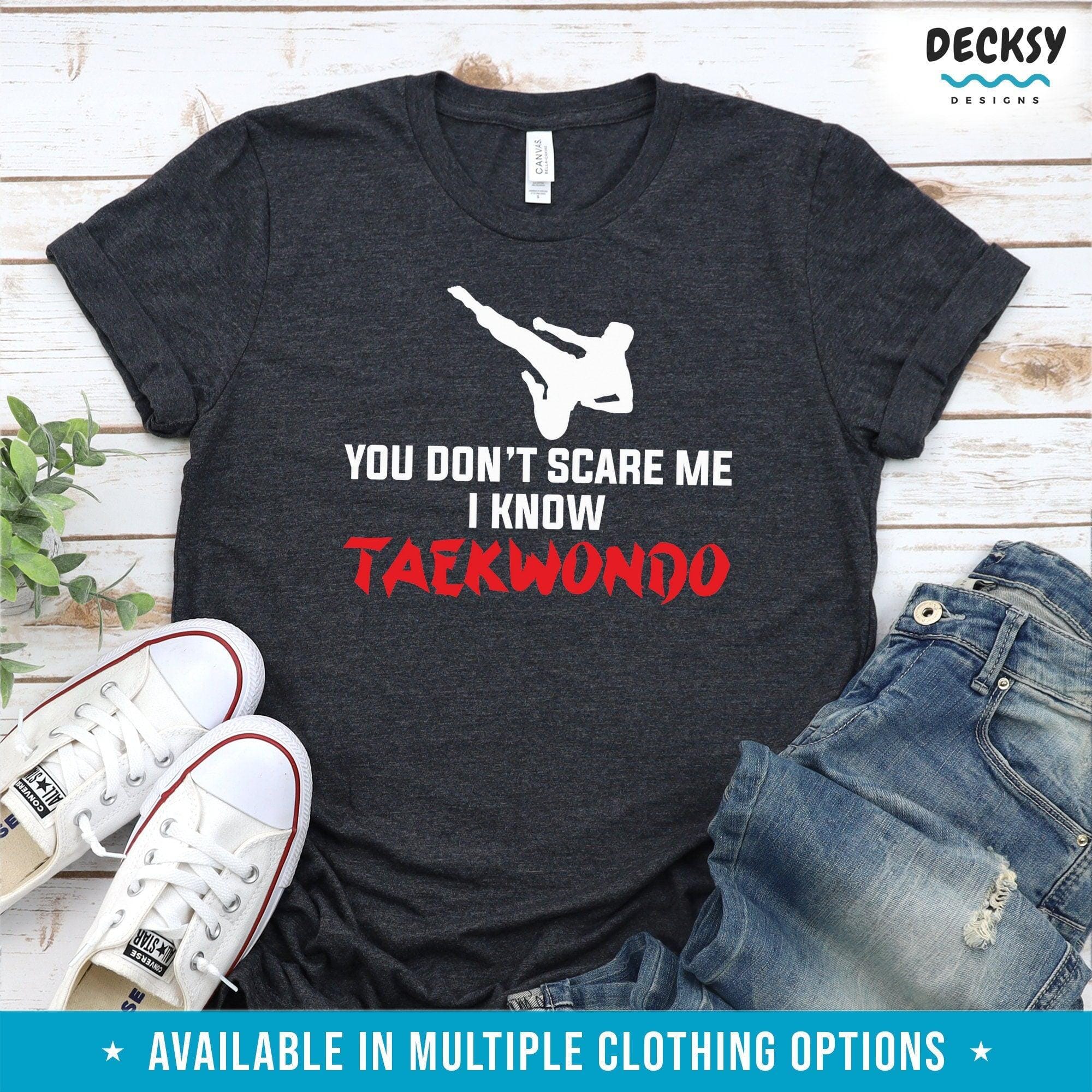 Taekwondo Shirt, Gift For Taekwondo Teacher-Clothing:Gender-Neutral Adult Clothing:Tops & Tees:T-shirts:Graphic Tees-DecksyDesigns