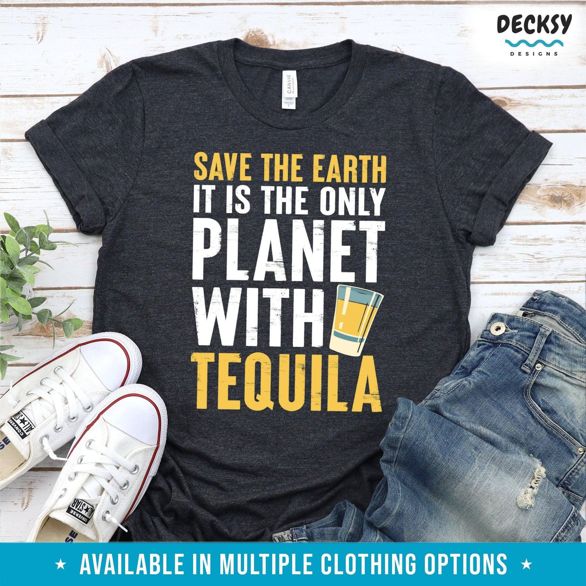 Tequila Lover Shirt, Funny Tequila Gift-Clothing:Gender-Neutral Adult Clothing:Tops & Tees:T-shirts:Graphic Tees-DecksyDesigns