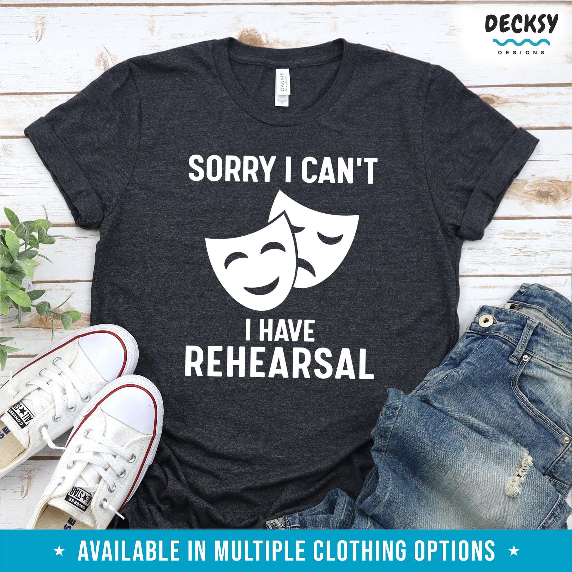 Theatre Shirt, Actor Gift-Clothing:Gender-Neutral Adult Clothing:Tops & Tees:T-shirts:Graphic Tees-DecksyDesigns