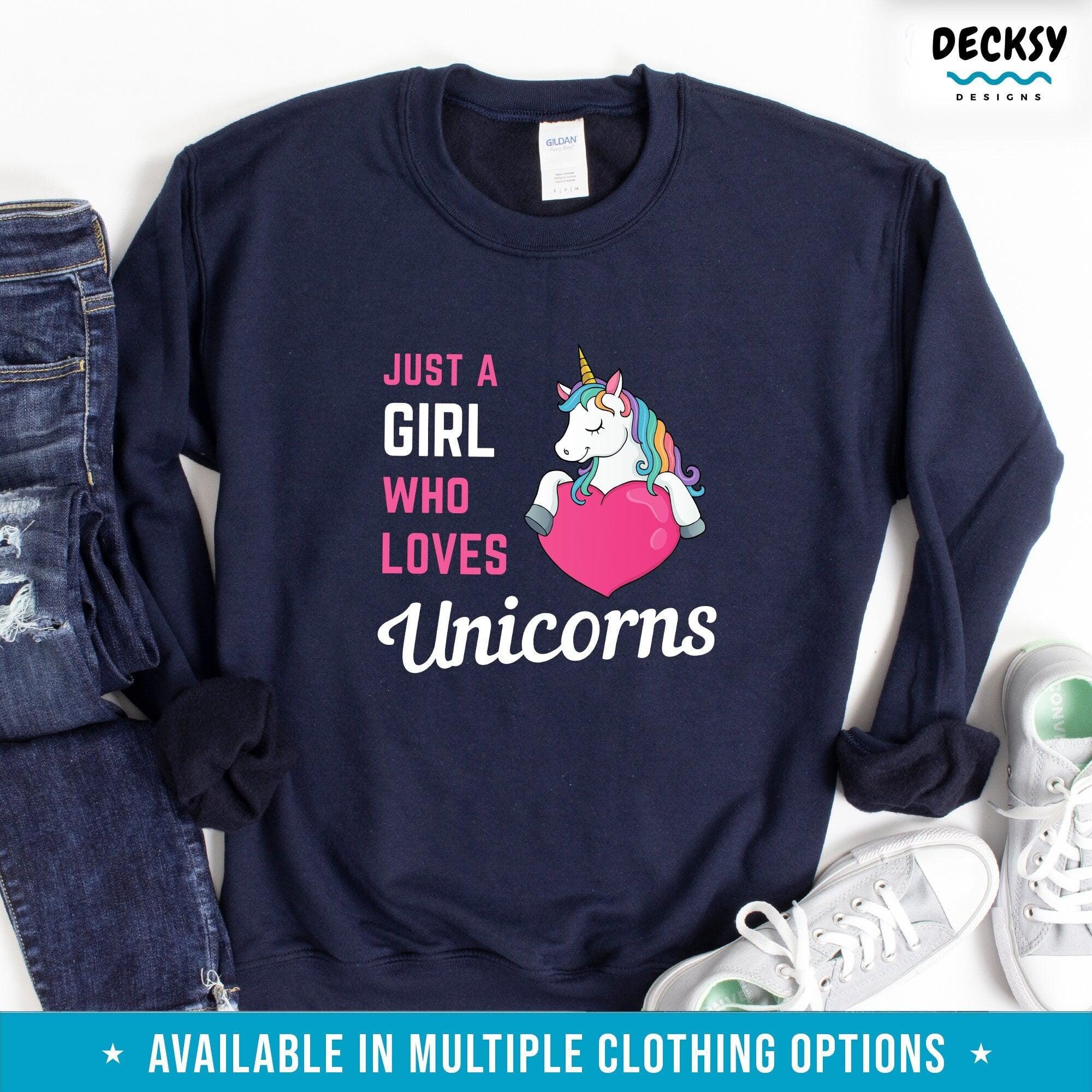 Unicorn Shirt Women, Unicorn Lover Gift-Clothing:Gender-Neutral Adult Clothing:Tops & Tees:T-shirts:Graphic Tees-DecksyDesigns