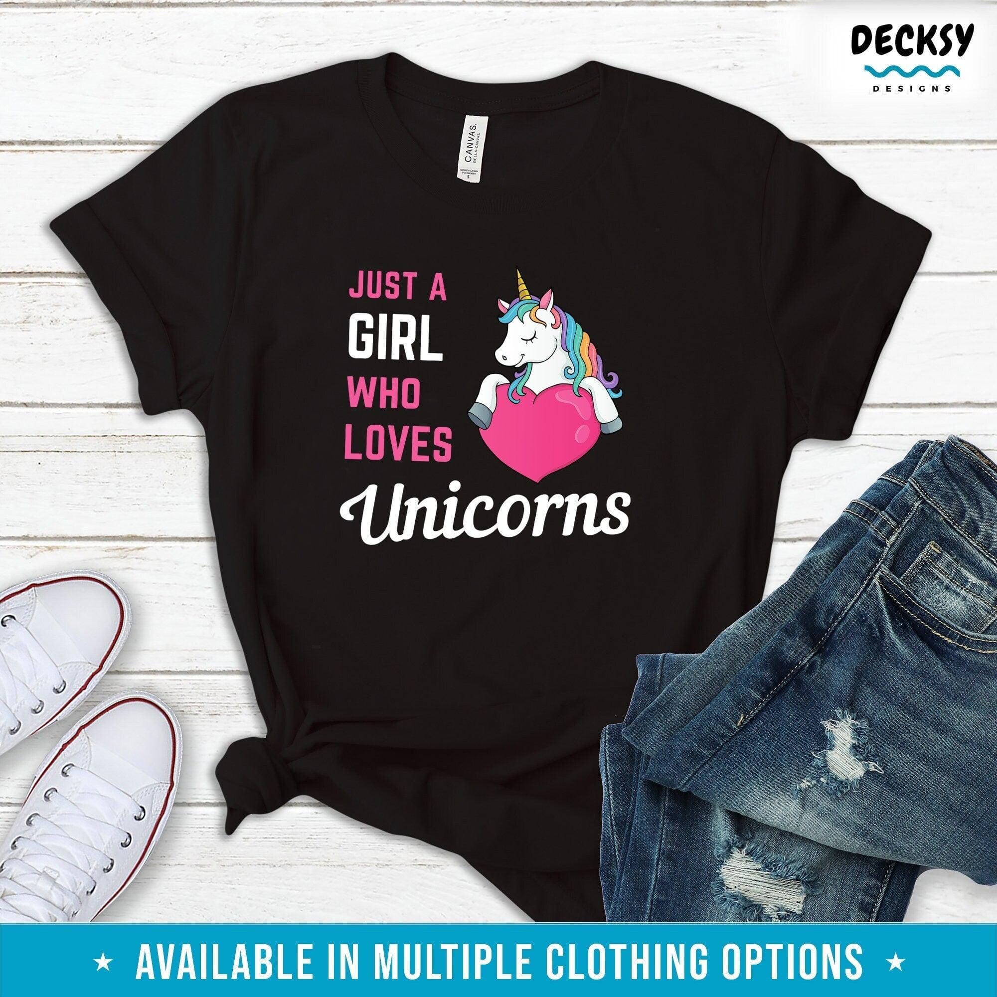 Unicorn Shirt Women, Unicorn Lover Gift-Clothing:Gender-Neutral Adult Clothing:Tops & Tees:T-shirts:Graphic Tees-DecksyDesigns