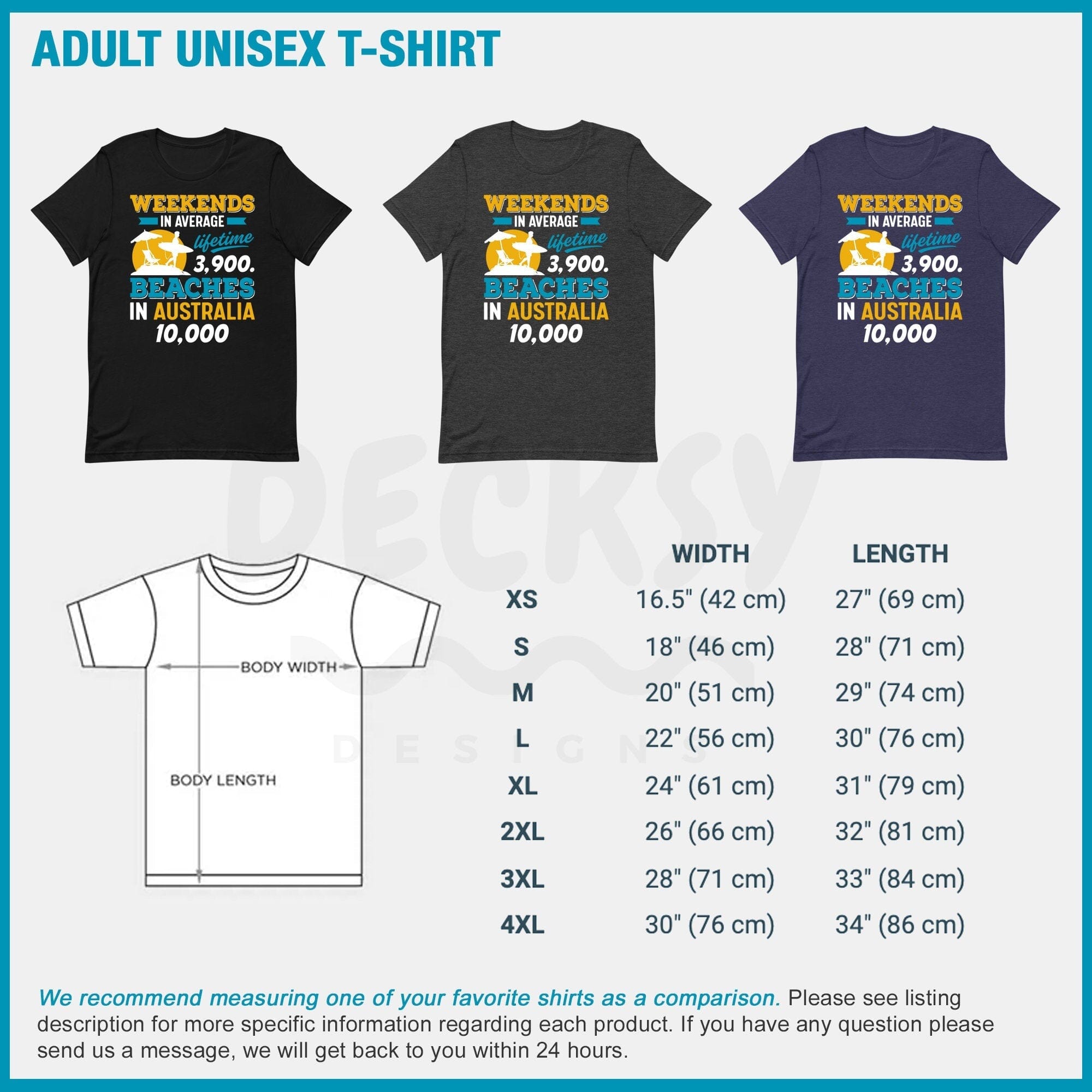 Weekend Shirt, Australian Beach Gift-Clothing:Gender-Neutral Adult Clothing:Tops & Tees:T-shirts:Graphic Tees-DecksyDesigns