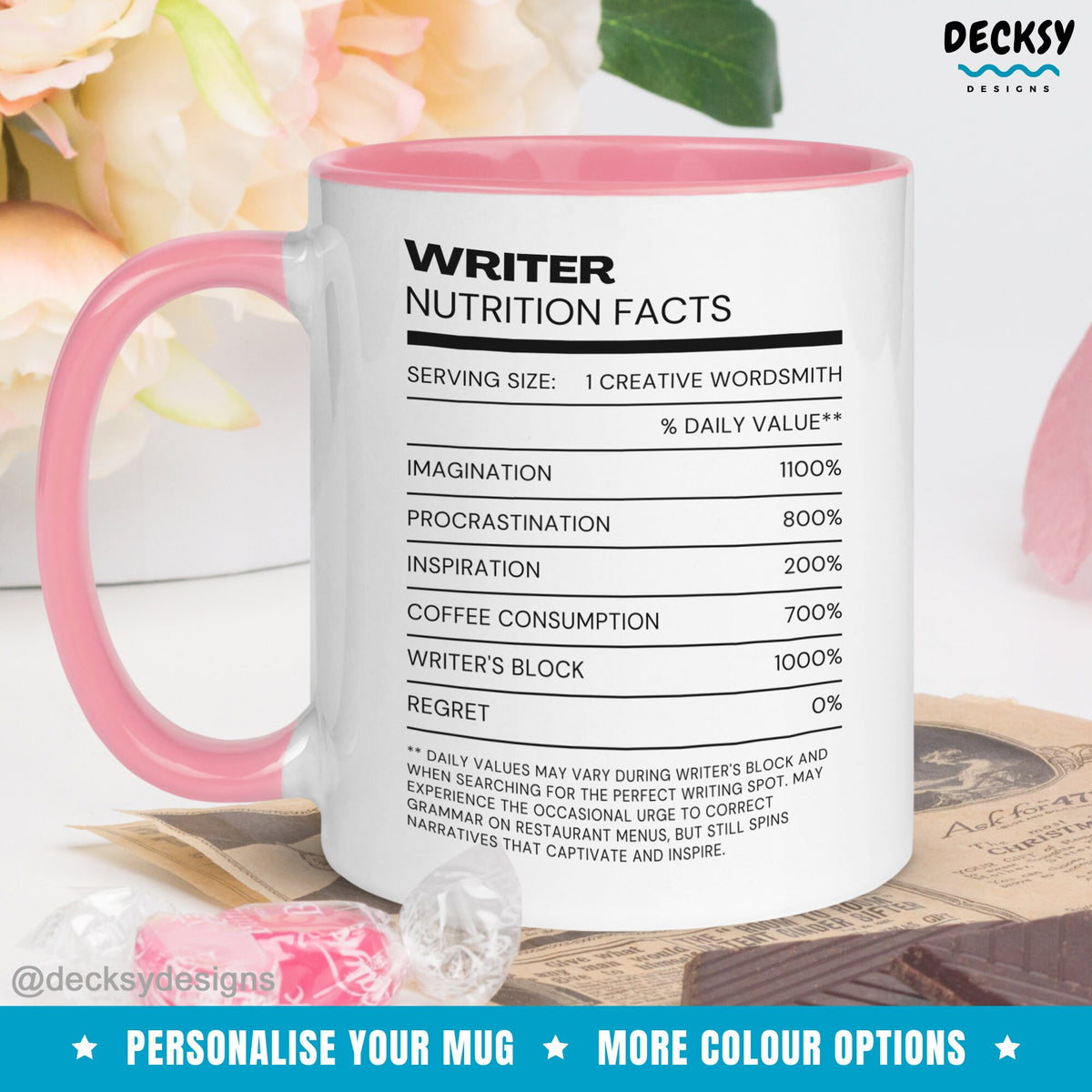 Writer Mug, Funny Author Gifts, Custom Content Creator Mug, Technical Writer Cup, Freelance Writing, Gift For Writers, Content Creation Mug Mugs by DecksyDesigns