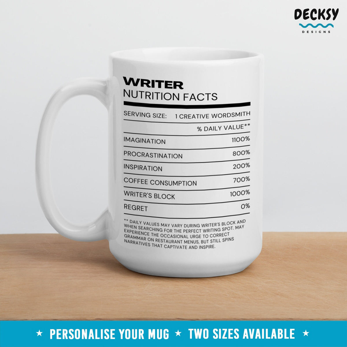 Writer Mug, Funny Author Gifts, Custom Content Creator Mug, Technical Writer Cup, Freelance Writing, Gift For Writers, Content Creation Mug Mugs by DecksyDesigns
